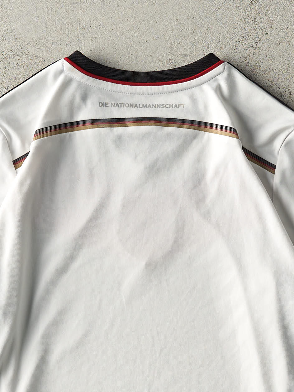 14' White Germany Fifa Adidas Soccer Jersey (S) - Image 4