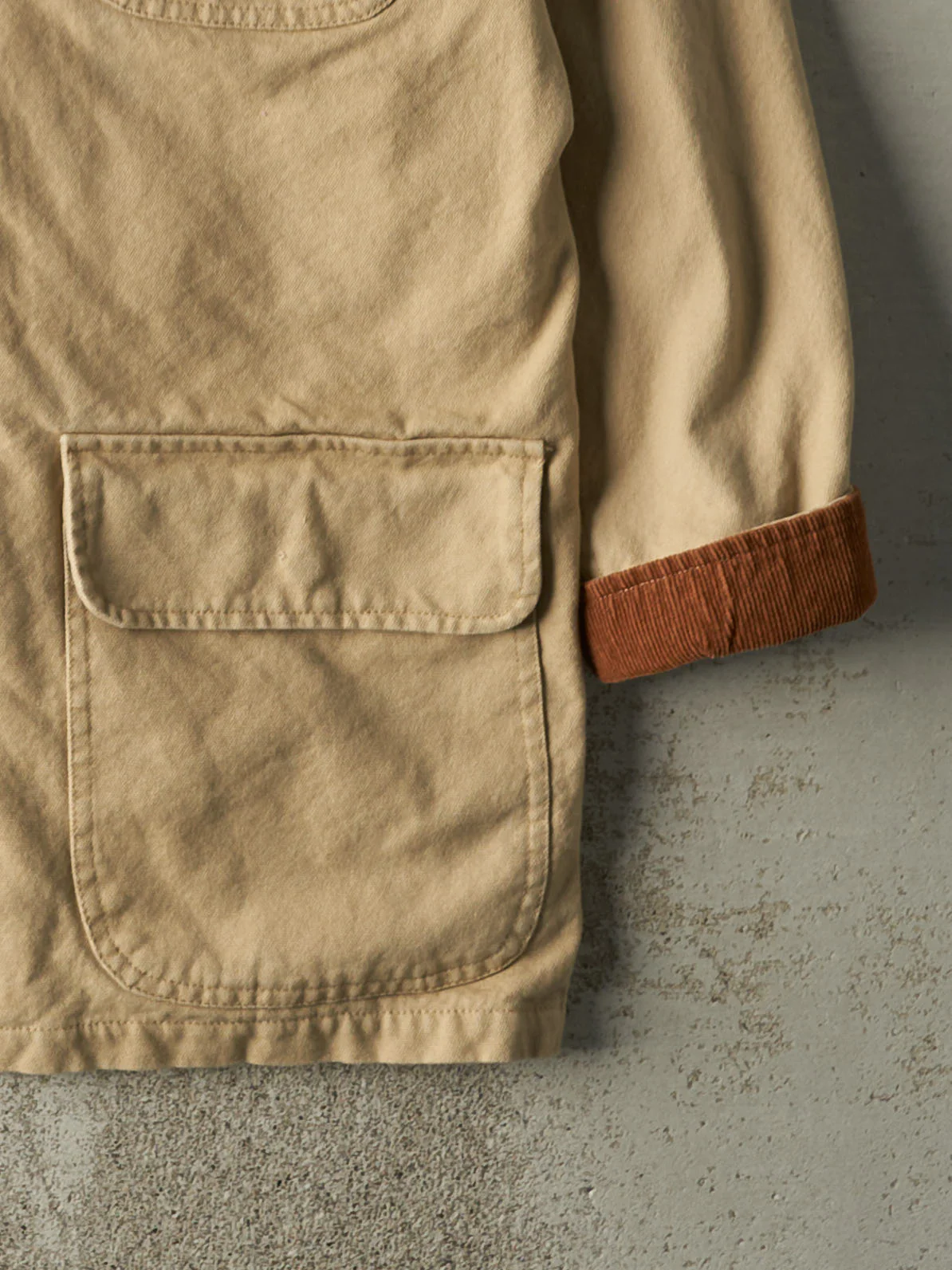 Vintage Y2K Beige John Wayne Chore Jacket (XL) - Image 3