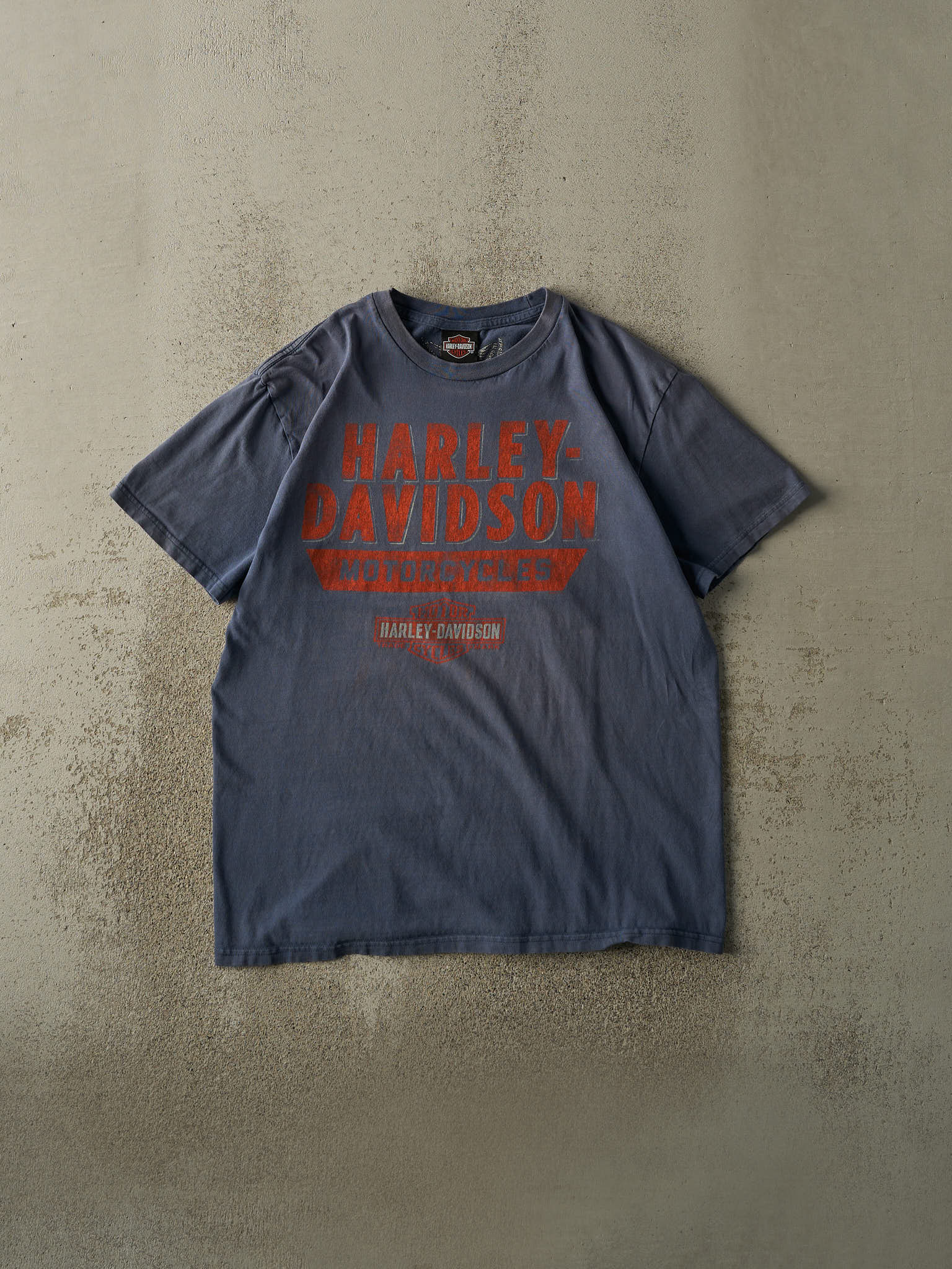 16' Faded Blue Brainerd, MN Harley Davidson Tee (L/XL)