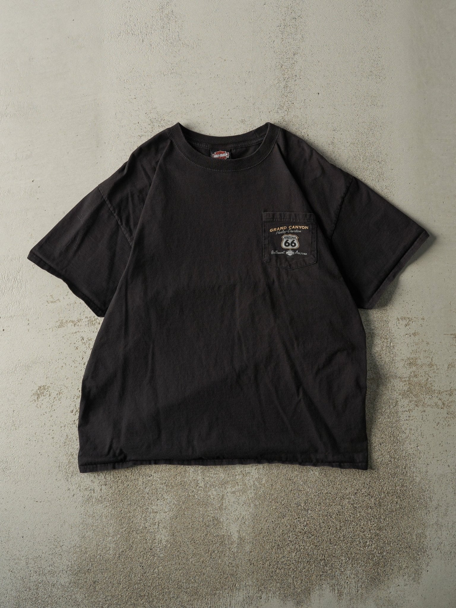18' Black Bellemont AZ Harley Davidson Tee (M) - Image 2