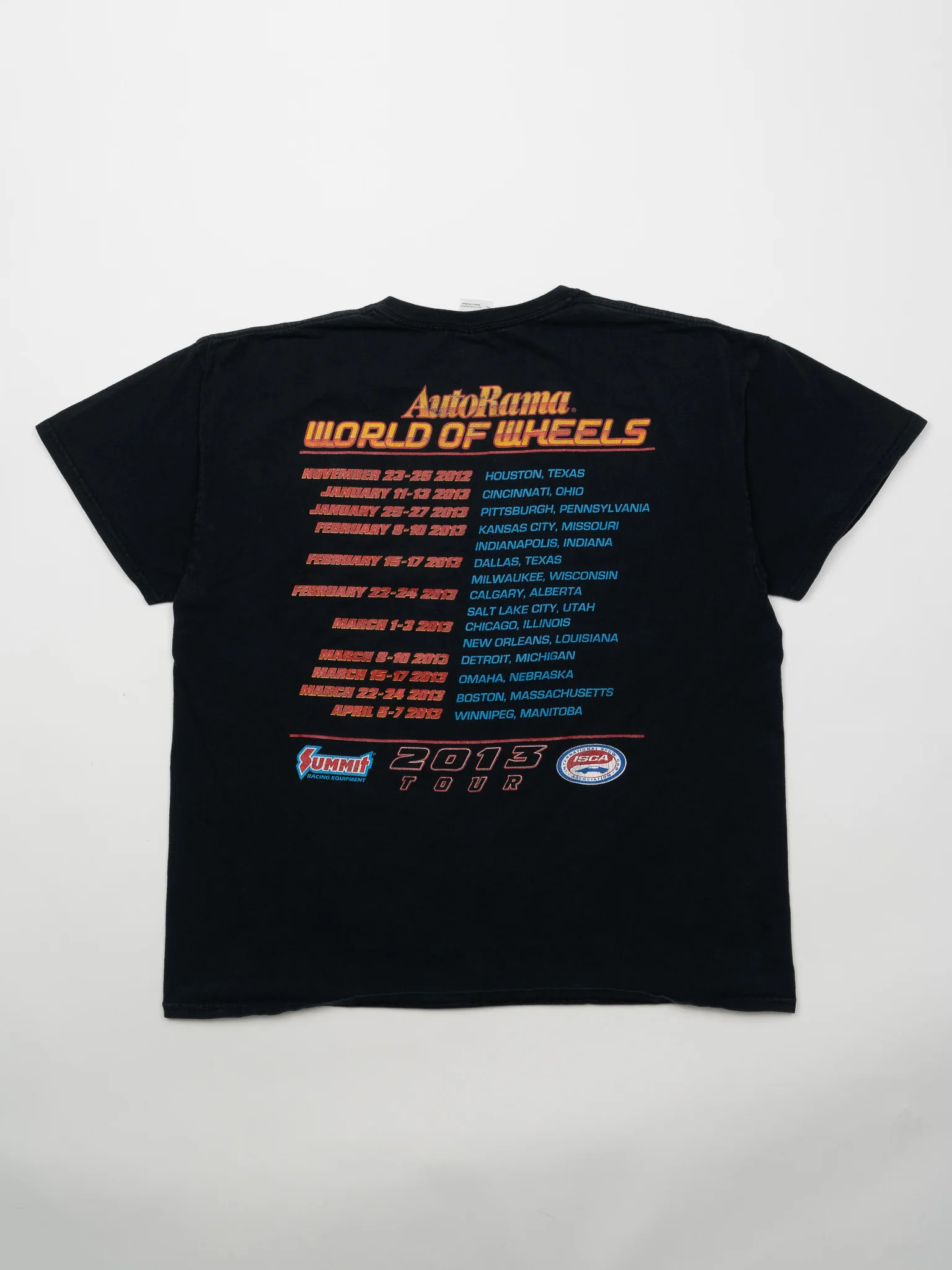 2013 Black AutoRama World of Wheels Tee (L) - Image 3