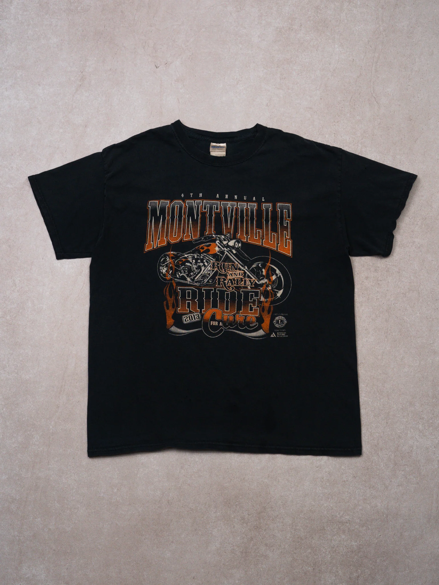 2000's Black Montville Run + Rally Ride Tee (M)