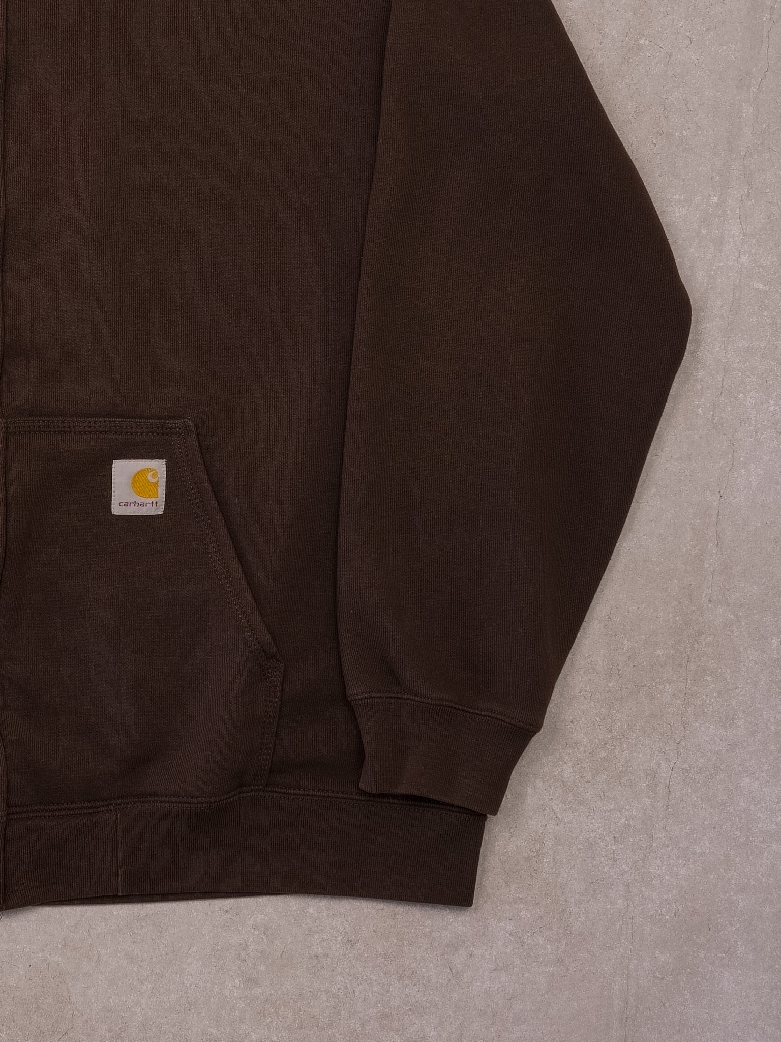 Brown Carhartt Original Fit Zip Up (XL) - Image 3