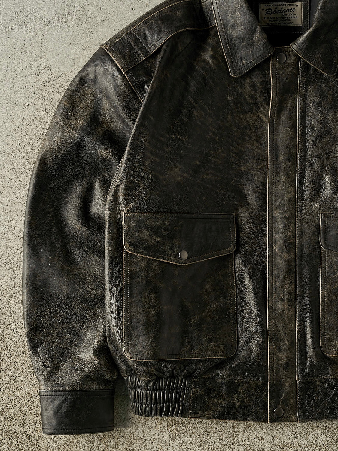 The Aviator Jacket - Jet Black - Image 6