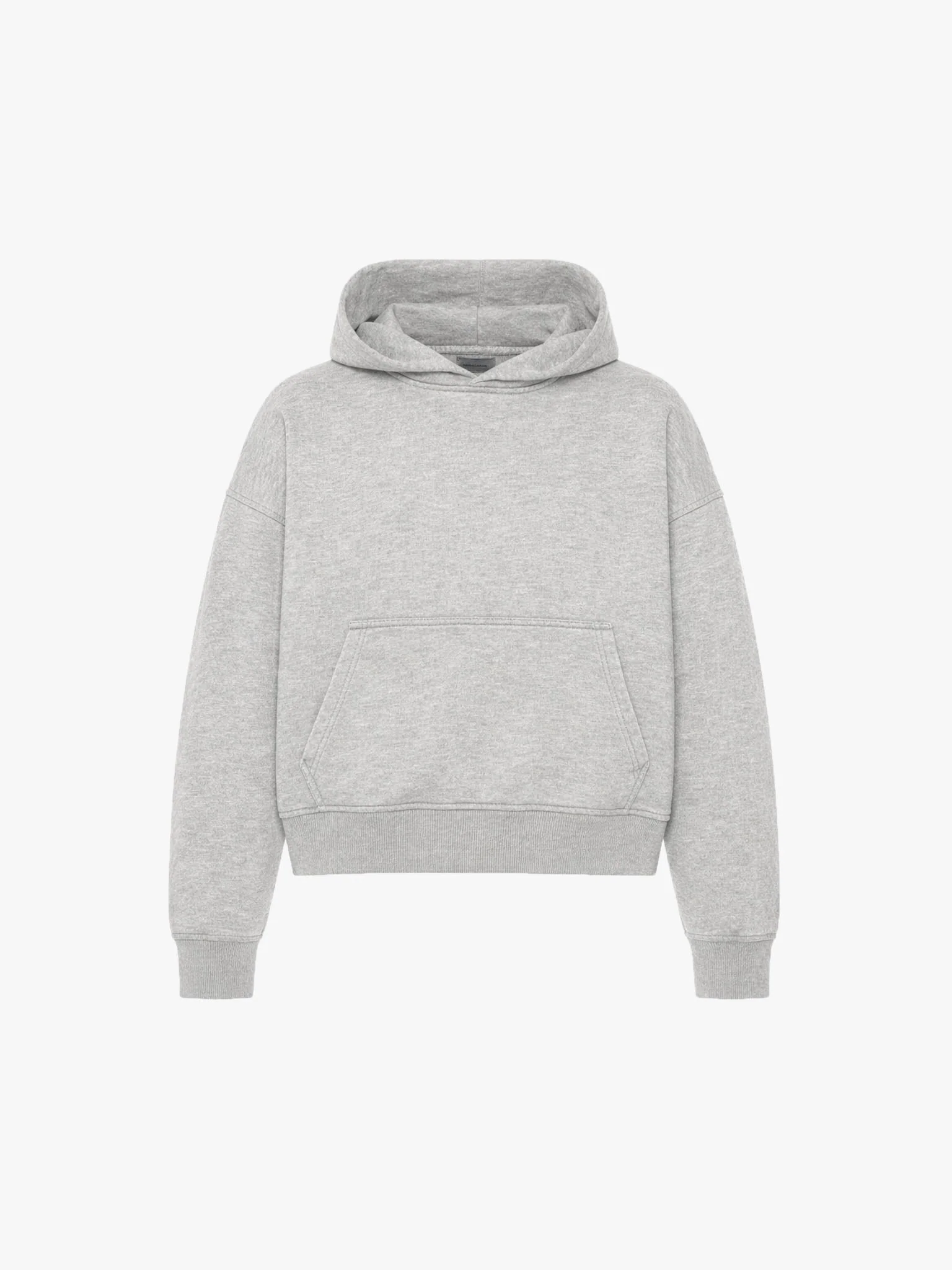 Everyday Boxy Hoodie – Heather Grey - Image 3