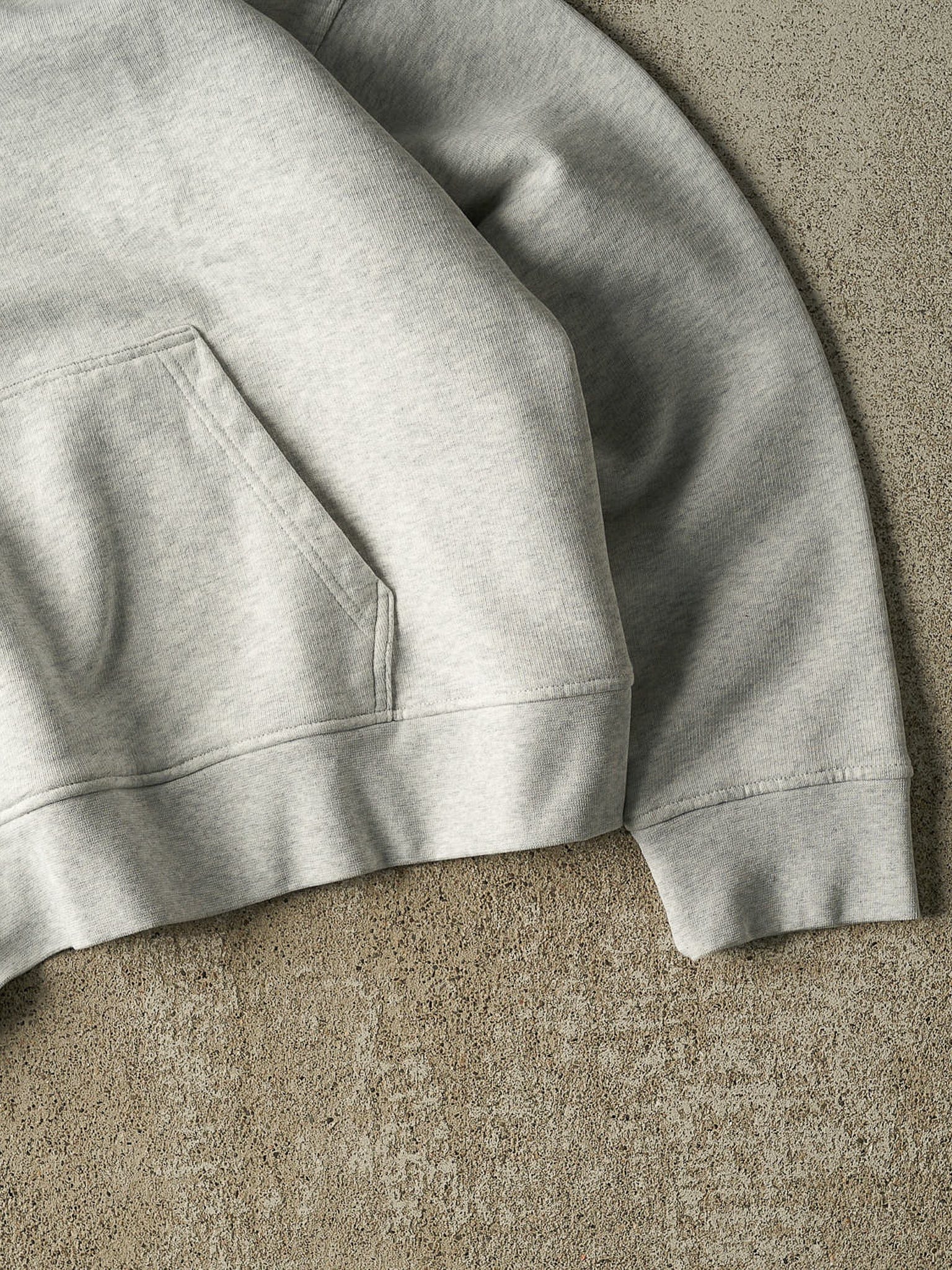 Everyday Boxy Hoodie – Heather Grey - Image 6