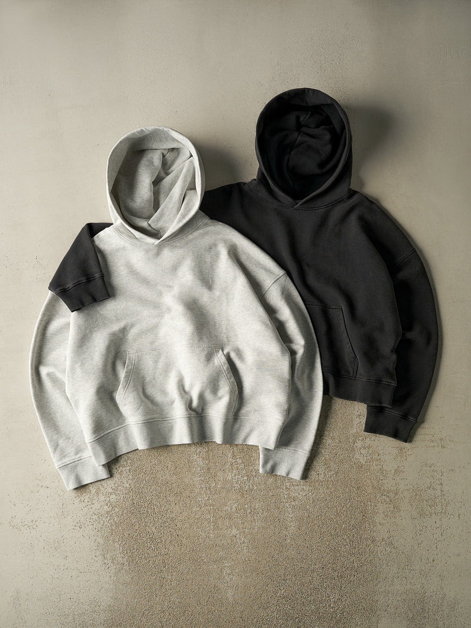 Everyday Boxy Hoodie – Heather Grey - Image 9