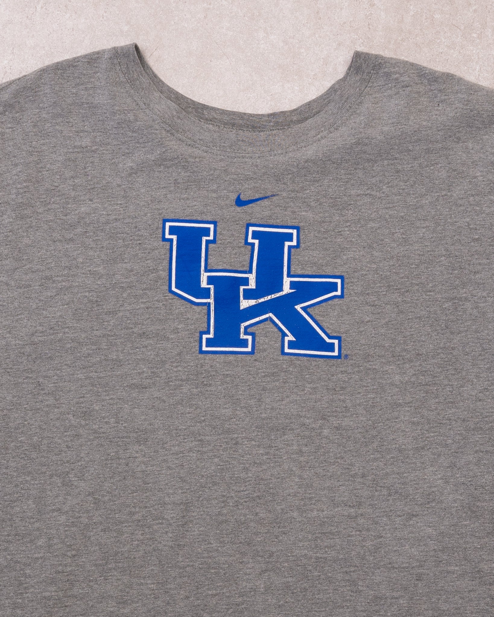 Grey Nike University of Kentucky Center Check Tee (XL) - Image 2