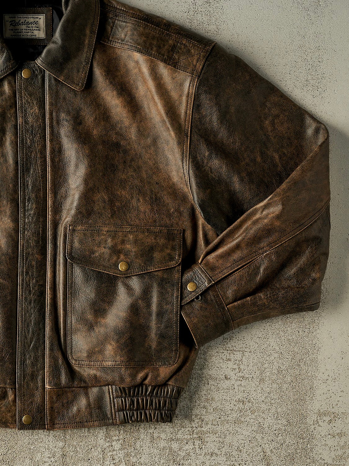 The Aviator Jacket - Brown - Image 6