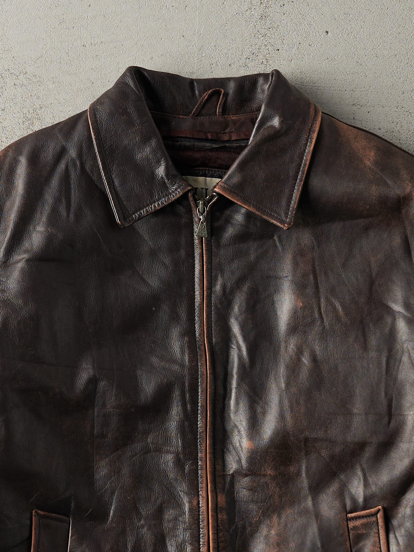 Vintage Y2K Brown Wilsons Leather Jacket (M) - Image 3