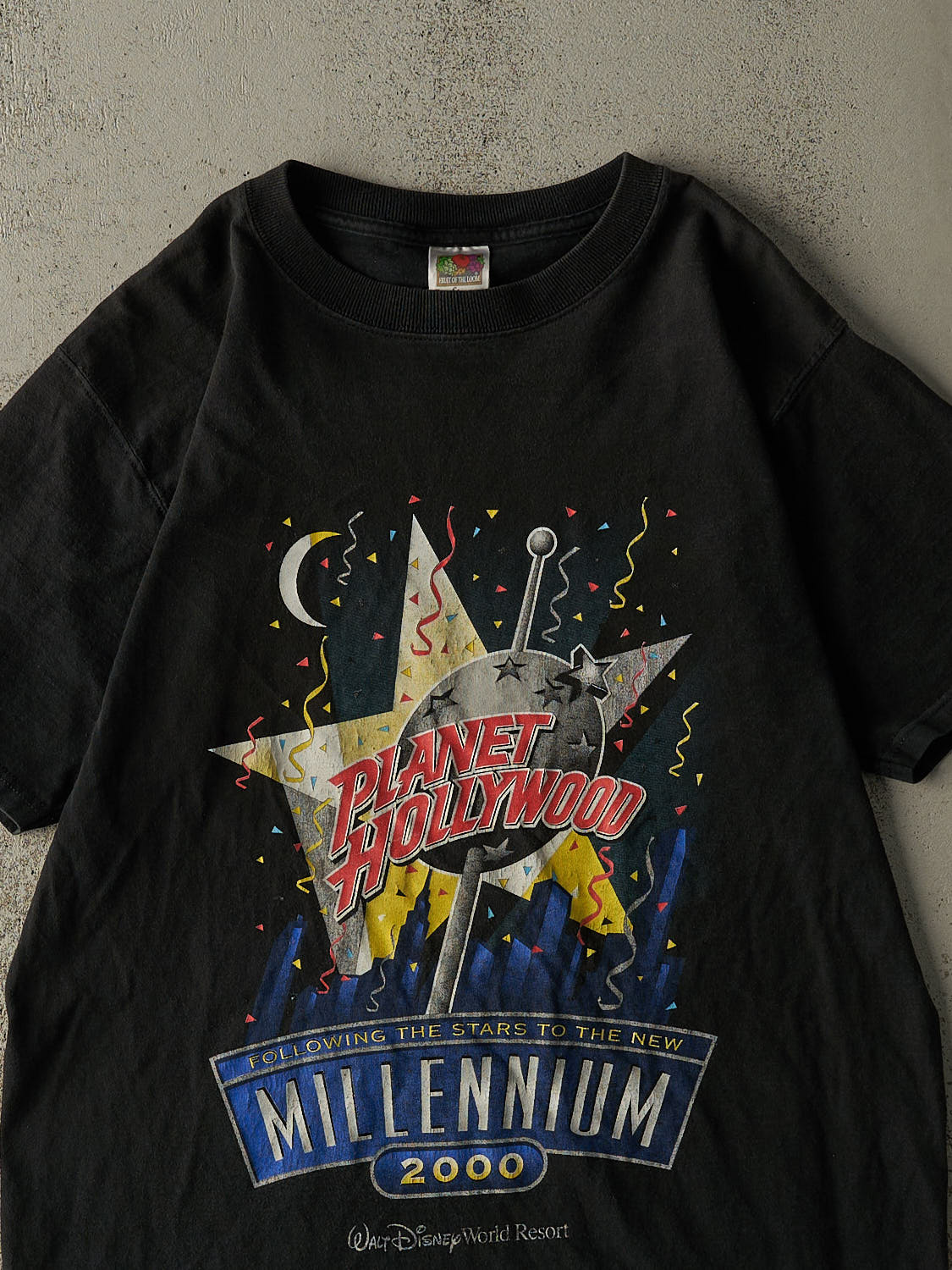 Vintage 00' Black Planet Hollywood Millennium Tee (M/L) - Image 2