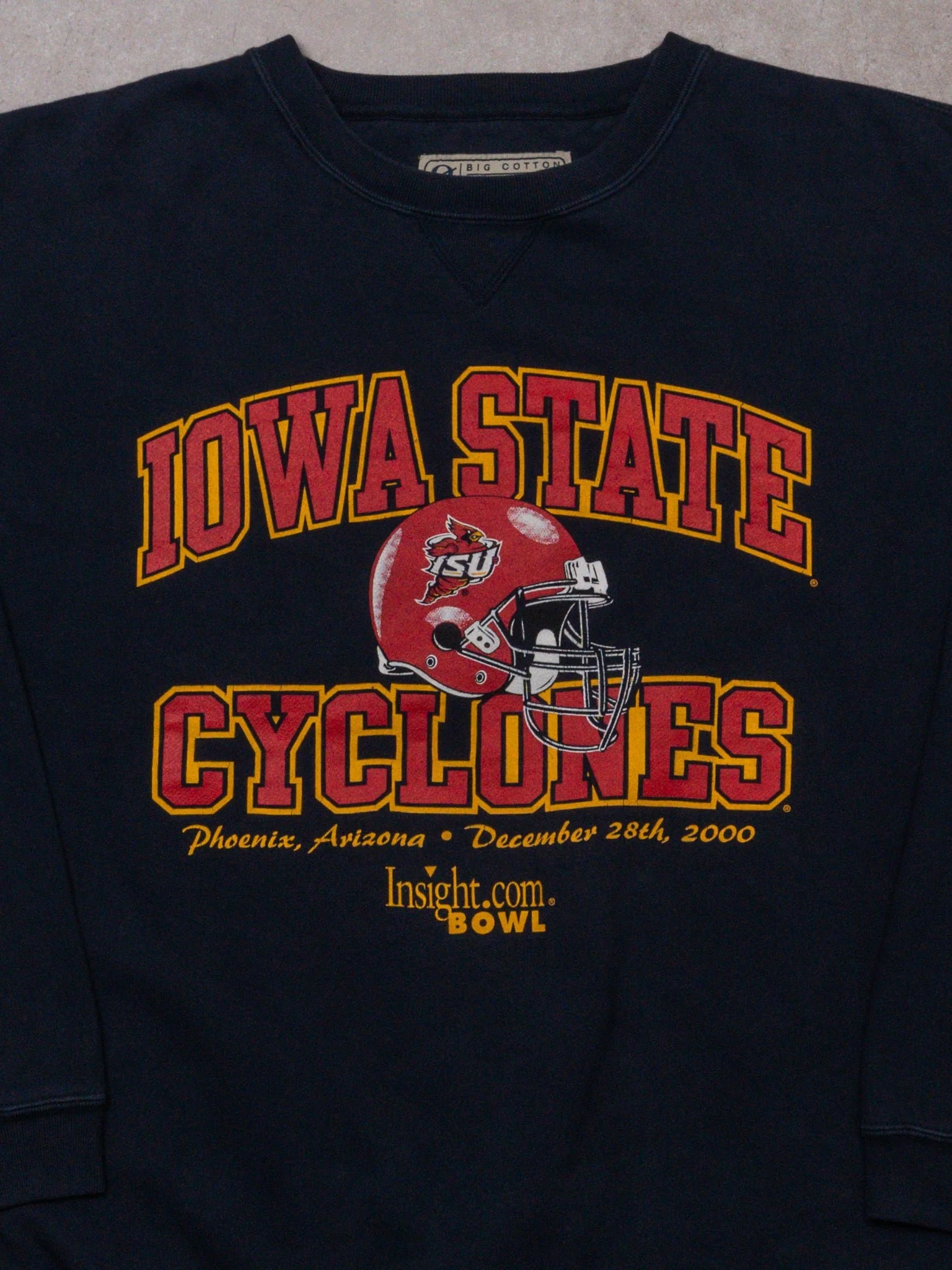 Vintage '00 Navy Iowa State Cyclones Crewneck (L) - Image 2