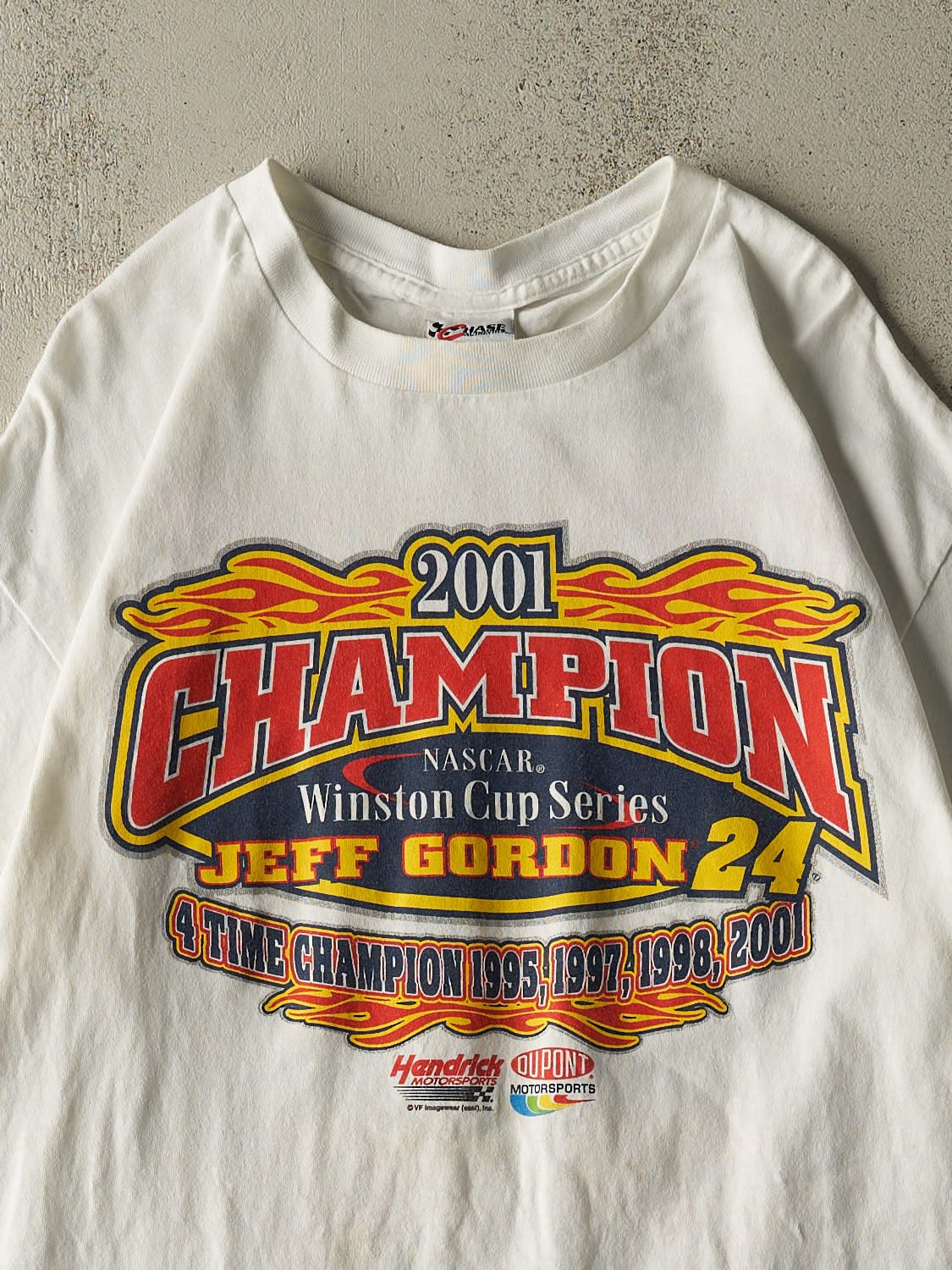 Vintage 01' White Jeff Gordon Winston Cup Champion Tee (XL) - Image 3