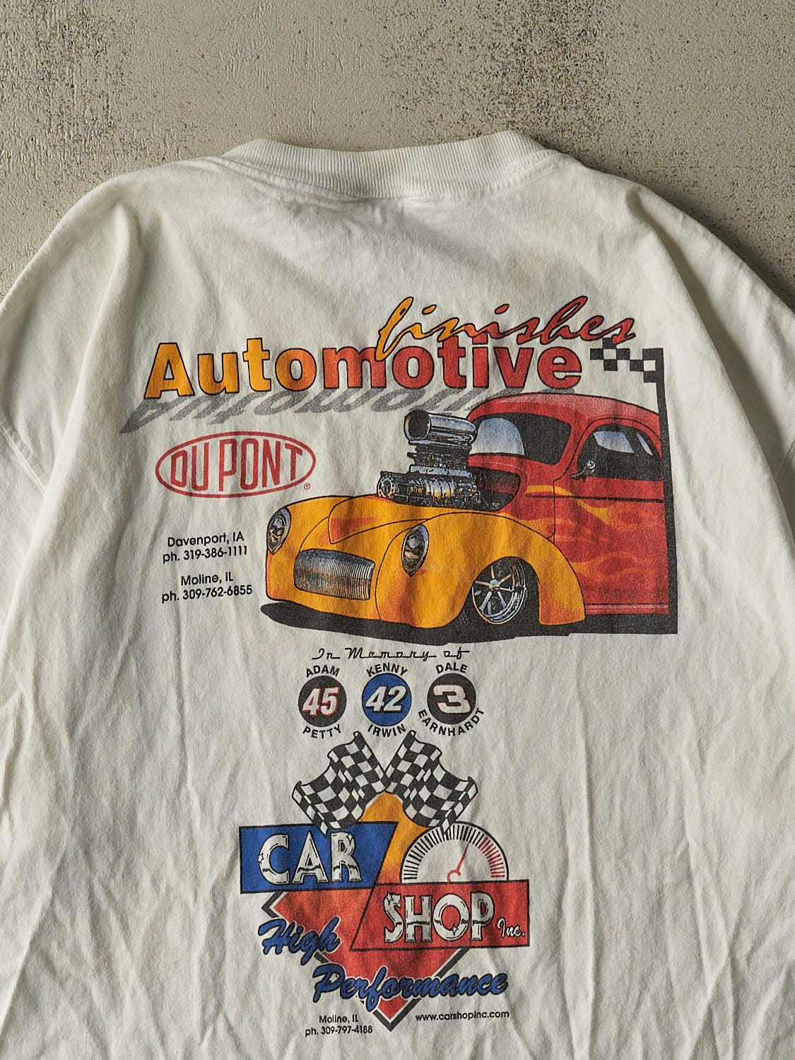 Vintage 01' White Midas Vintage Rods Tee (XL/XXL) - Image 4
