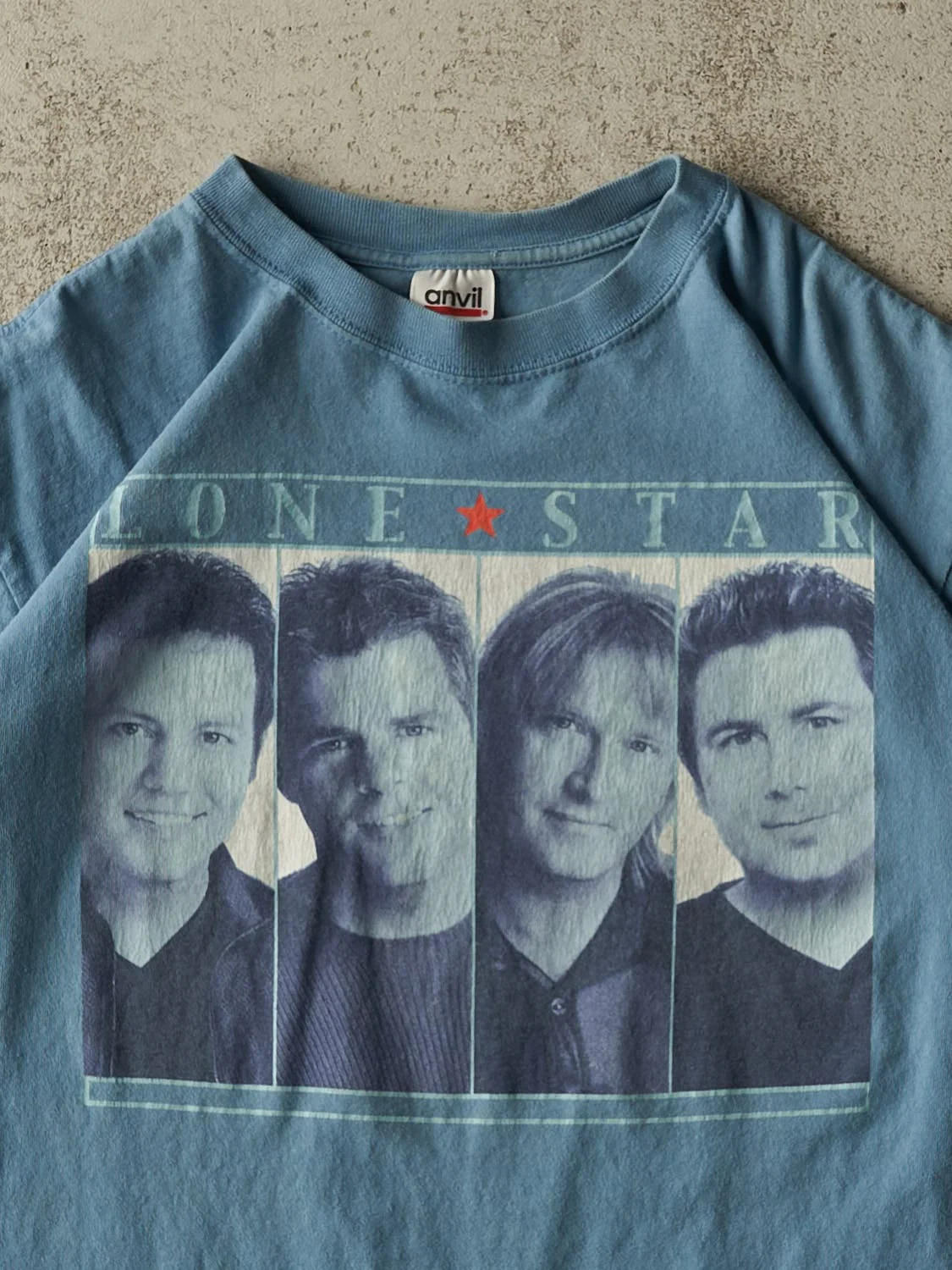 Vintage 02' Blue Lone Star Tee (M) - Image 3
