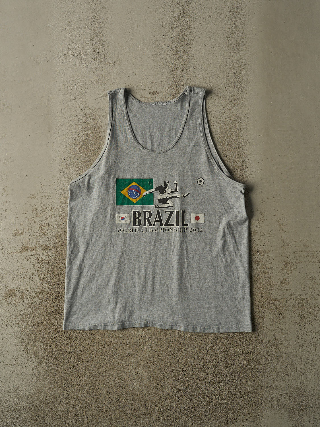 Vintage 02' Grey Brazil World Championship Tank (L/XL)