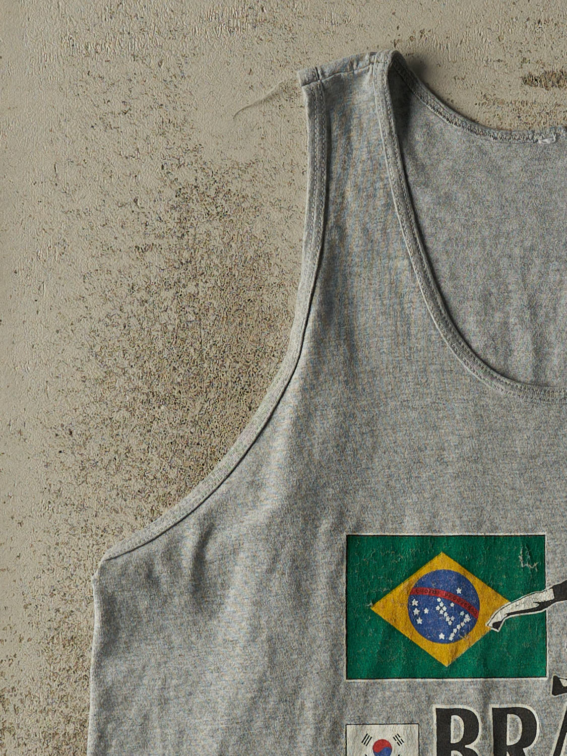 Vintage 02' Grey Brazil World Championship Tank (L/XL) - Image 3