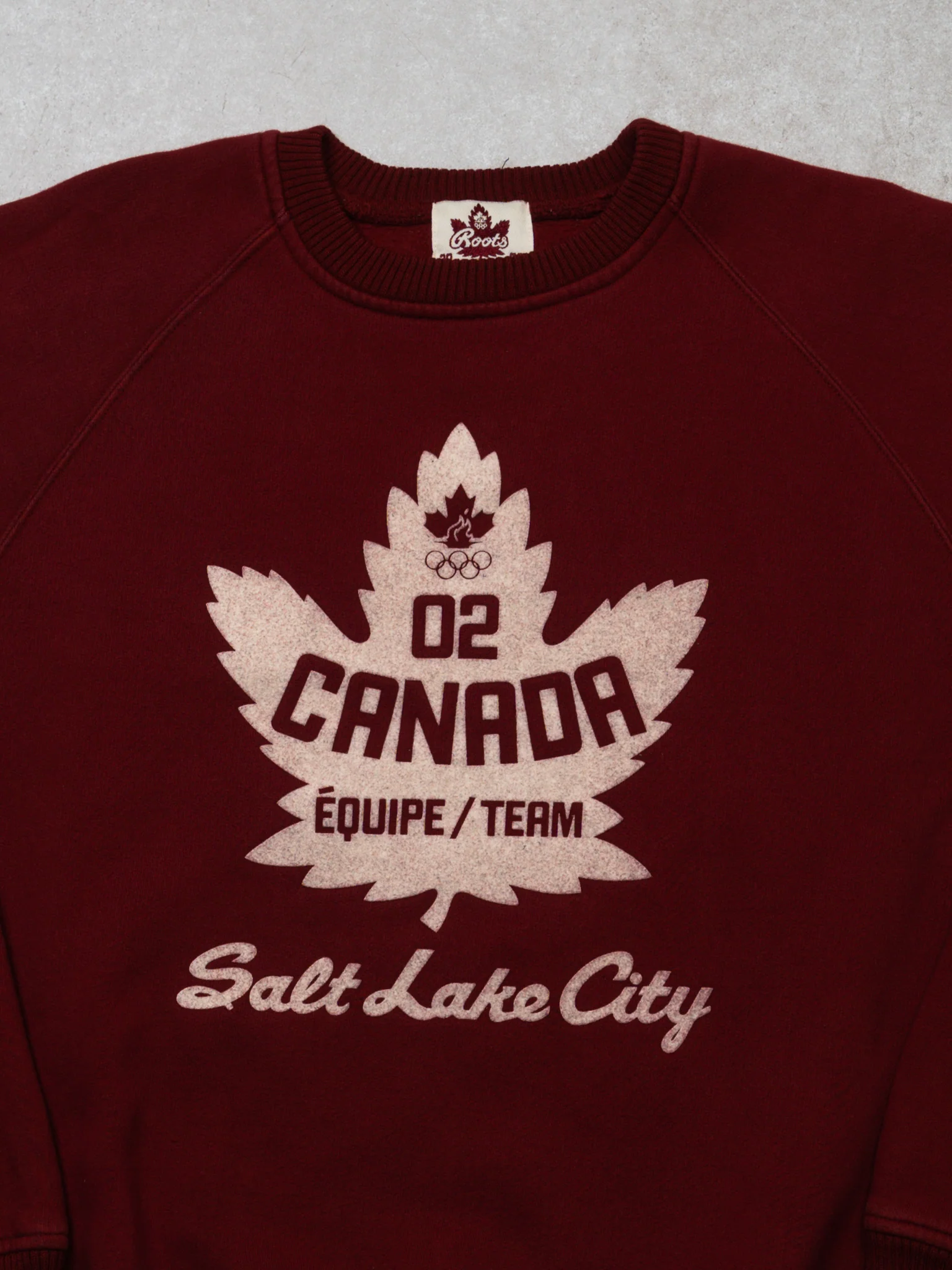 Vintage '02 Red Salt Lake City Roots Crewneck (L) - Image 2