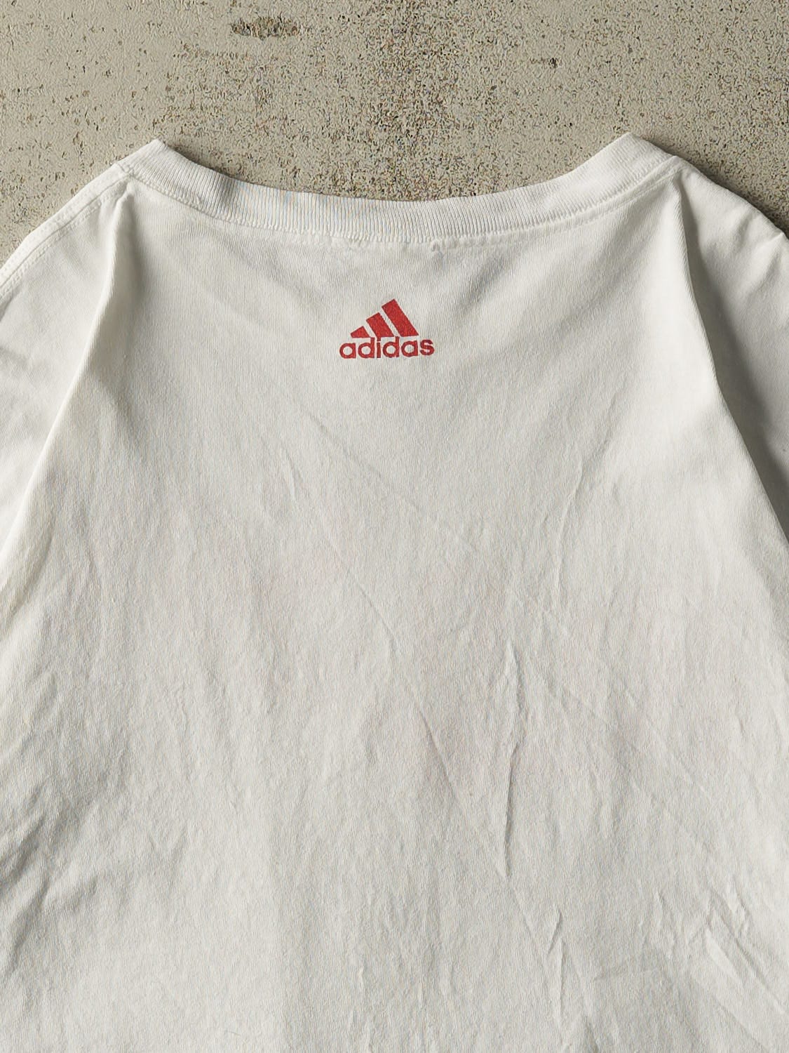 Vintage 02' White Boston Red Sox Tee (XXL) - Image 4