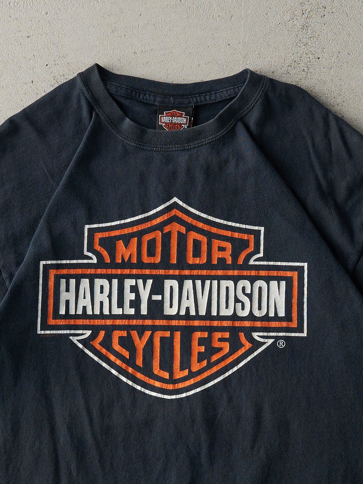 Vintage 03' Black Harley Davidson Logo Tee (M) - Image 3
