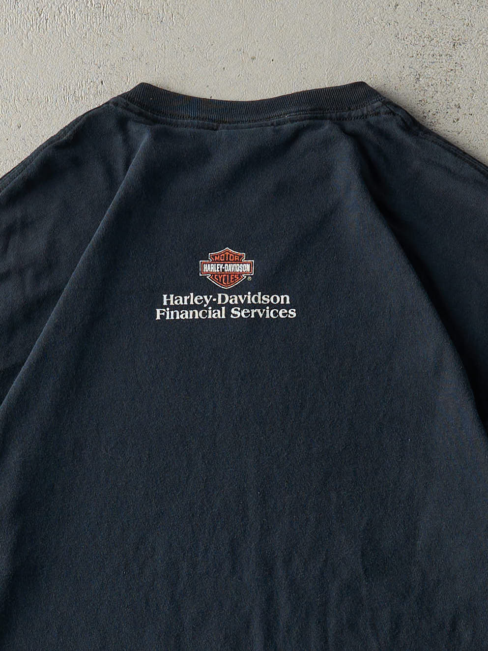 Vintage 03' Black Harley Davidson Logo Tee (M) - Image 4