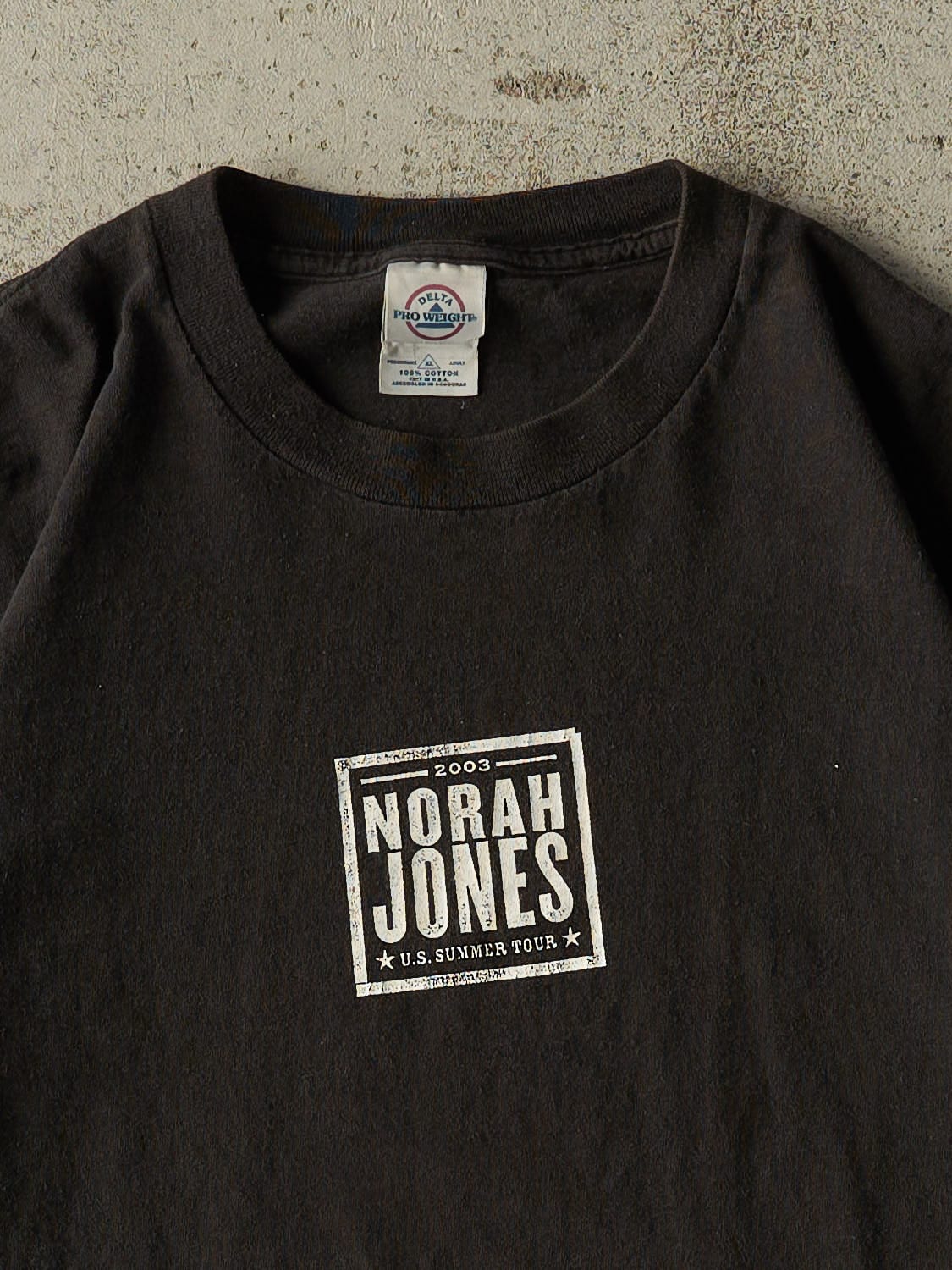 Vintage 03' Black Norah Jones US Tour Tee (L/XL) - Image 2