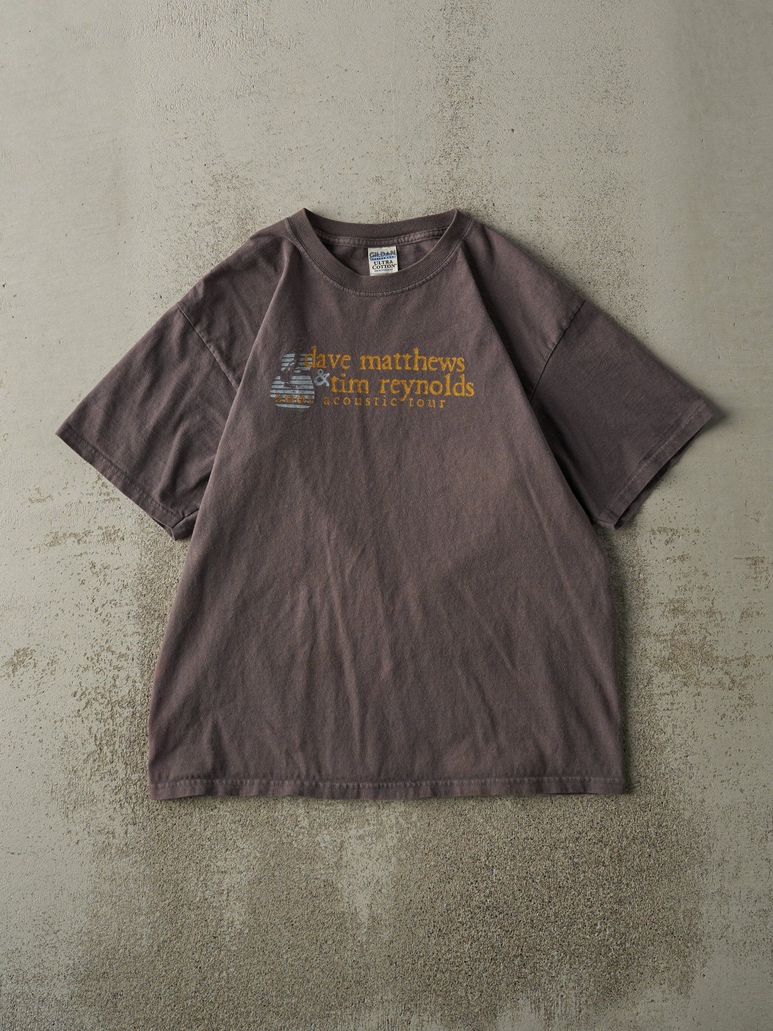 Vintage 03' Charcoal Grey Dave Matthews & Tim Reynolds Tour Tee (M)