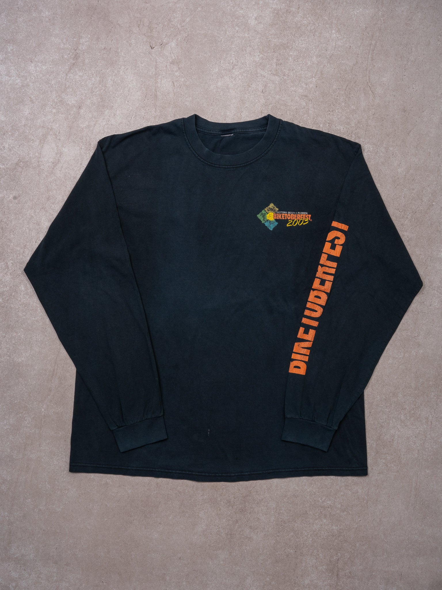 Vintage '03 Daytona Beach Biketoberfest Long Sleeve (L) - Image 3