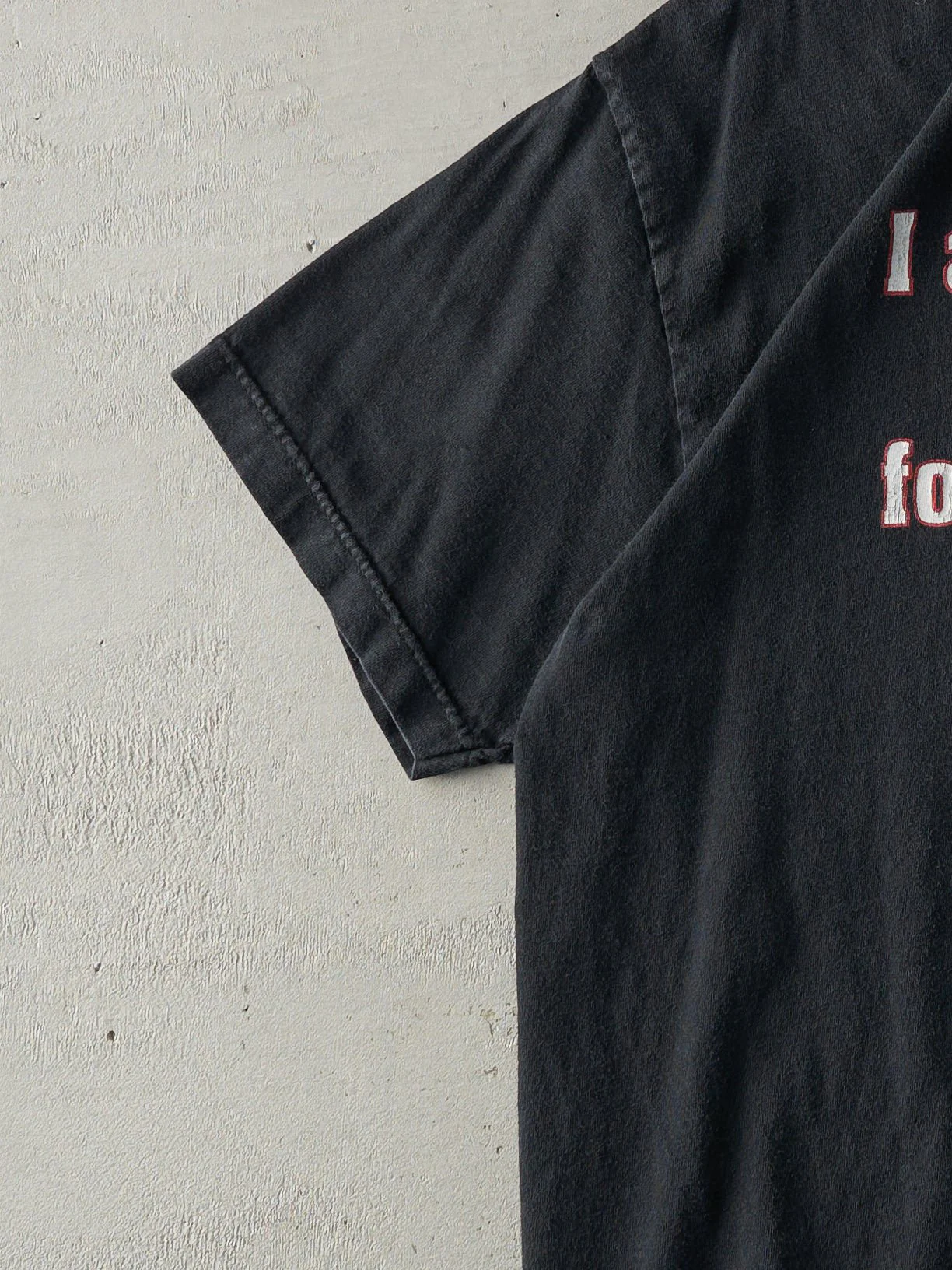 Vintage 03' Faded Black "I Am Not Like You" Tee (M/L) - Image 3