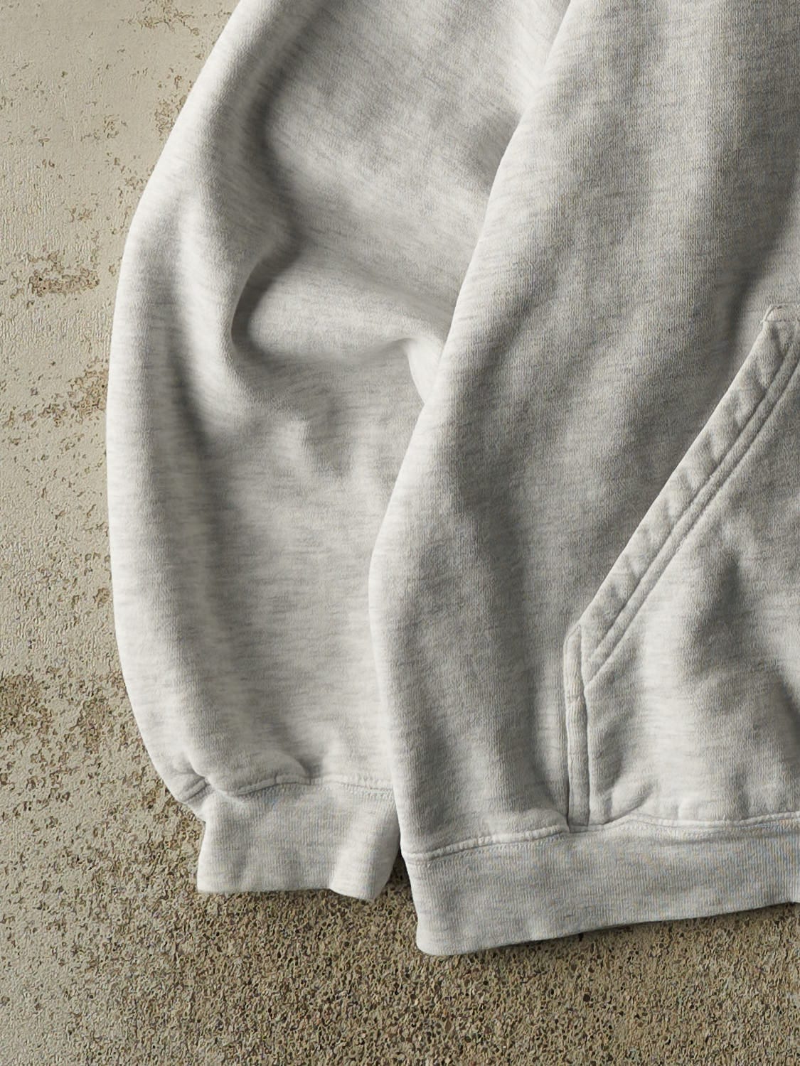 Vintage 03' Heather Grey Coors Light Super Bowl XXXVII Hoodie (L/XL) - Image 3