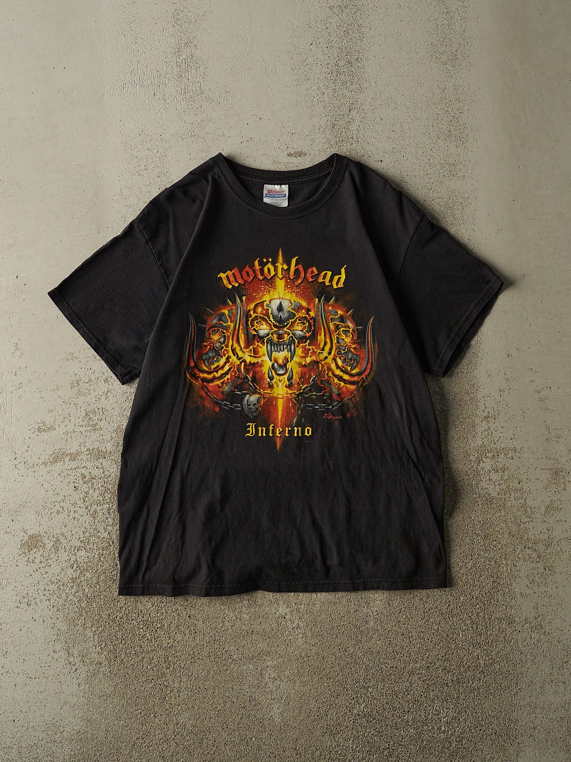 Vintage 04' Black Motorhead Inferno Band Tee (M/L)