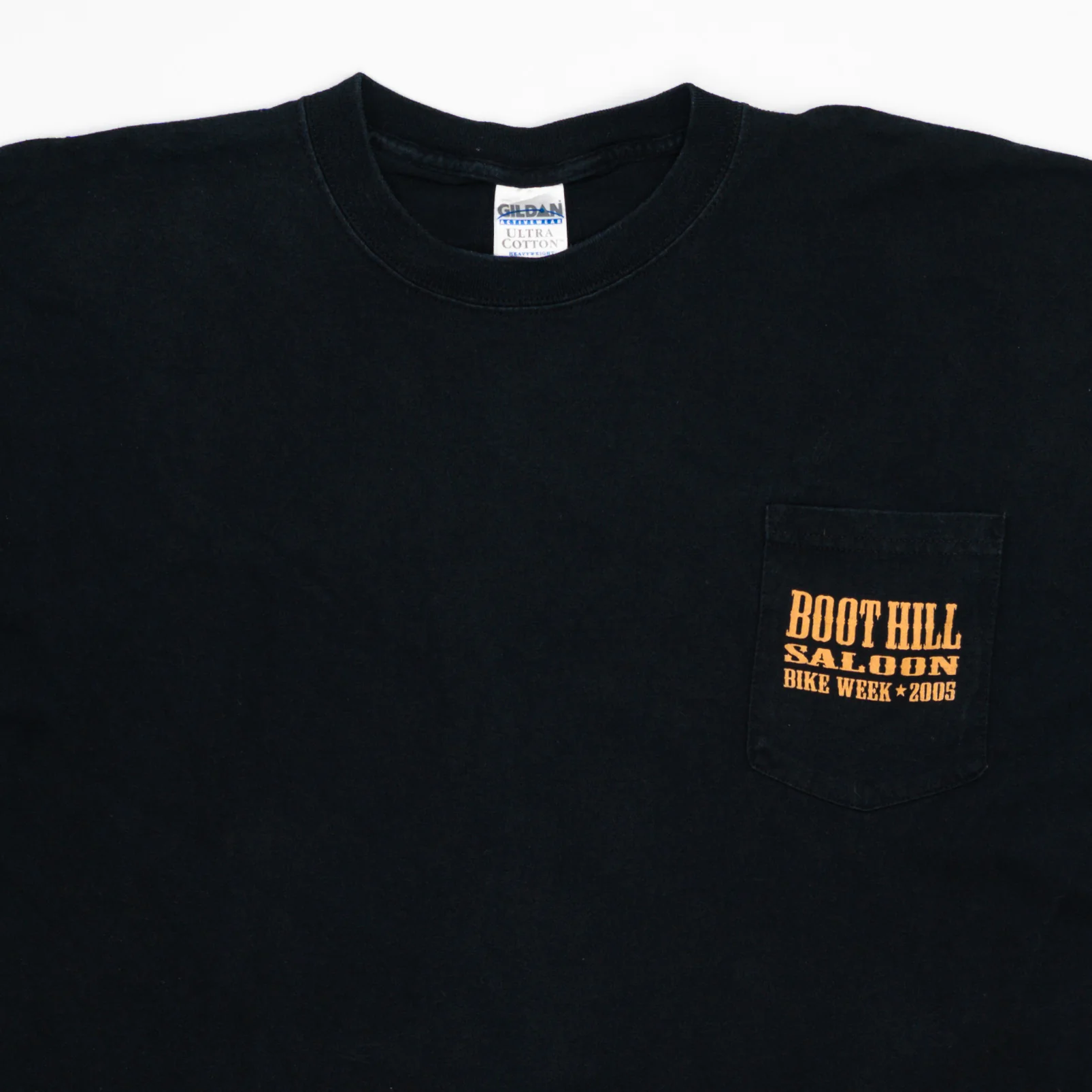 Vintage '05 Black Boot Hill Saloon Daytona Beach Tee (XL) - Image 2