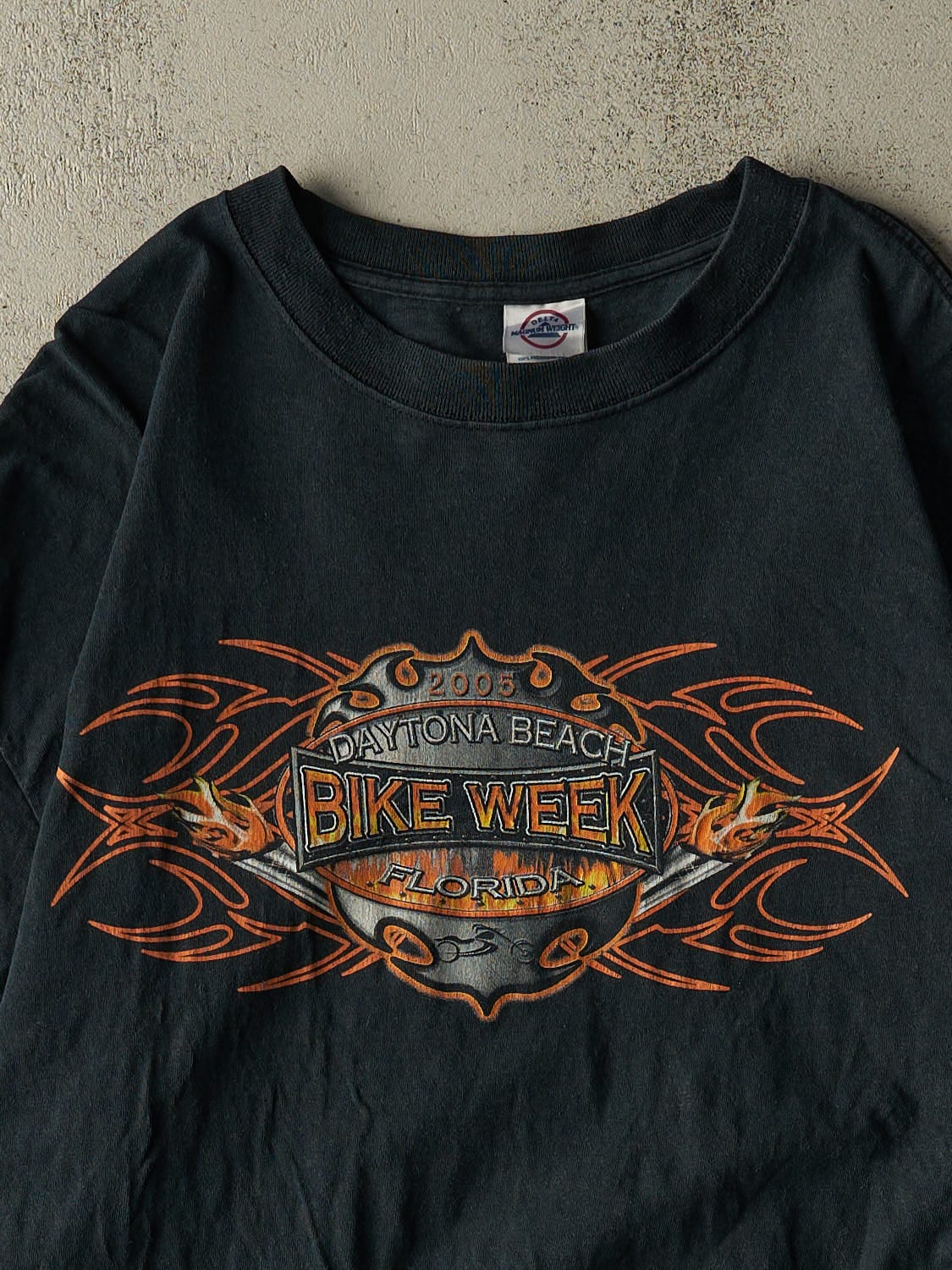 Vintage 05' Black Daytona Beach Bike Week Tee (XL) - Image 3