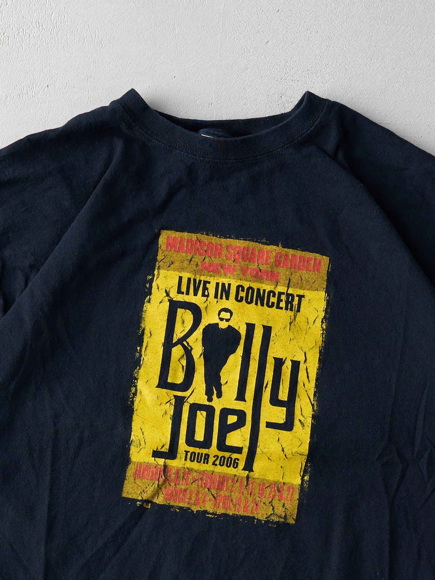 Vintage 06' Black Billy Joel Madison Square Garden Tour Tee (L) - Image 3