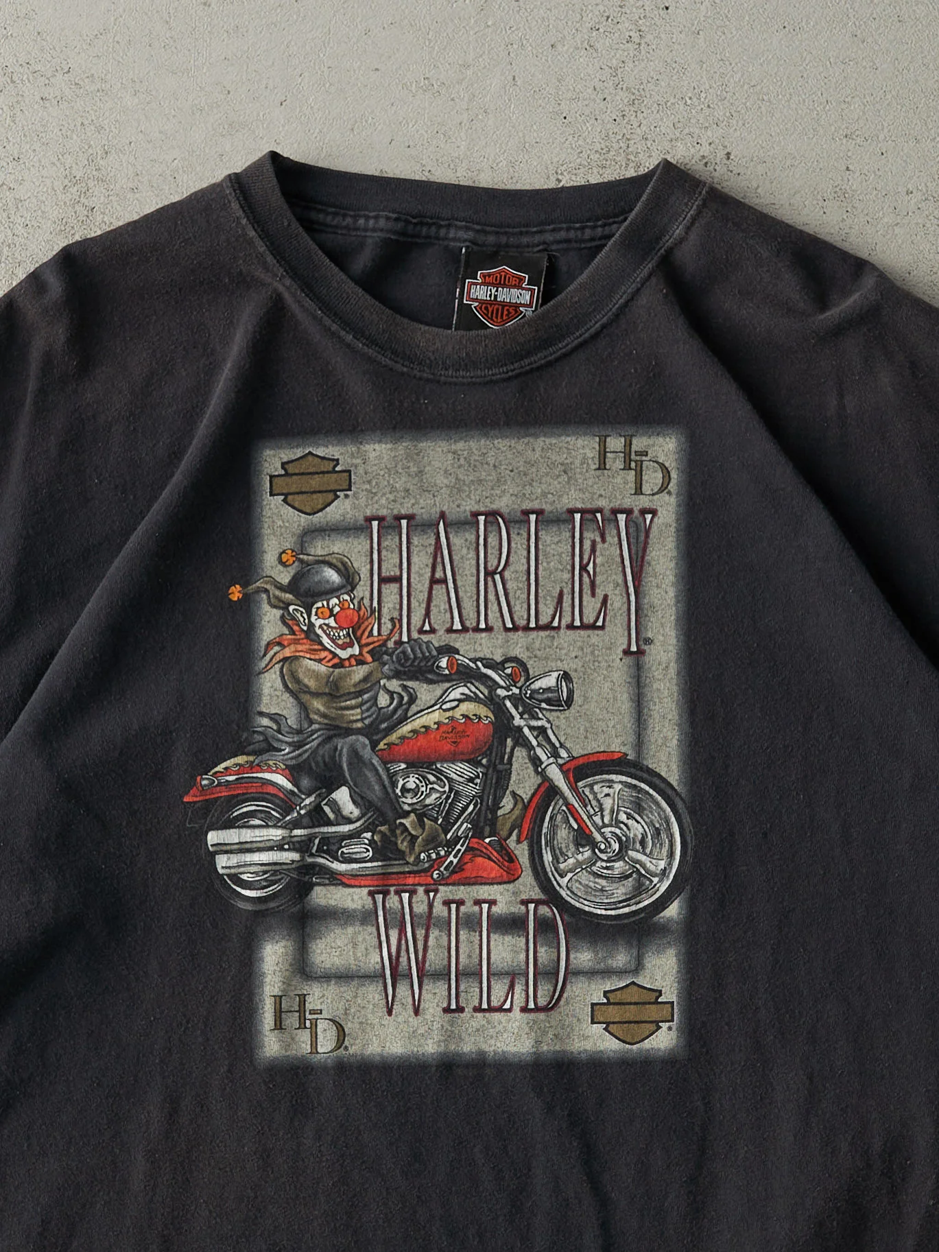 Vintage 06' Black Houston Texas Harley Davidson Tee (M/L) - Image 3