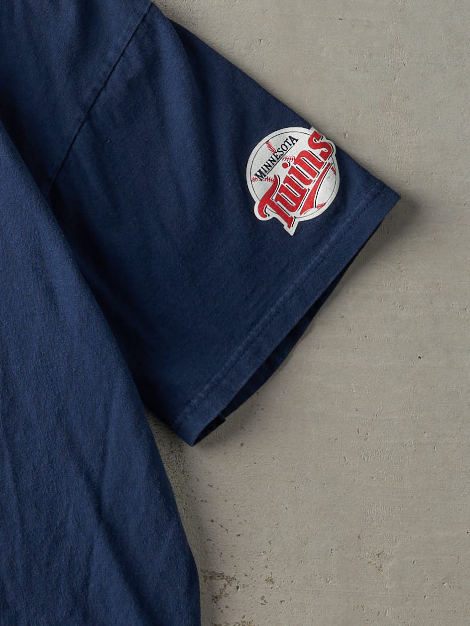Vintage 06' Navy Blue Nike Minnesota Twins Tee (L) - Image 3