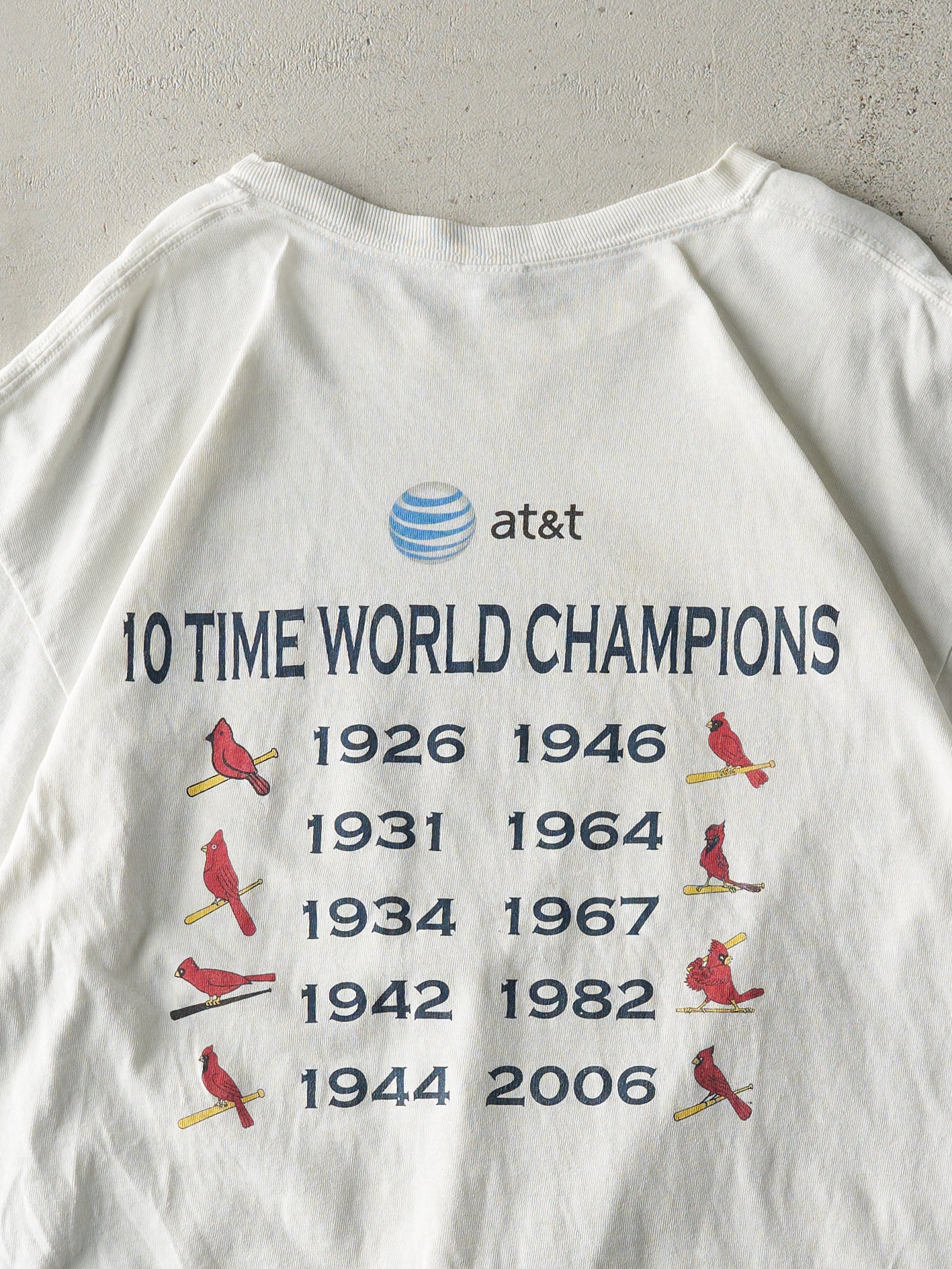 Vintage 06' White St. Louis Cardinals Tee (M/L) - Image 4