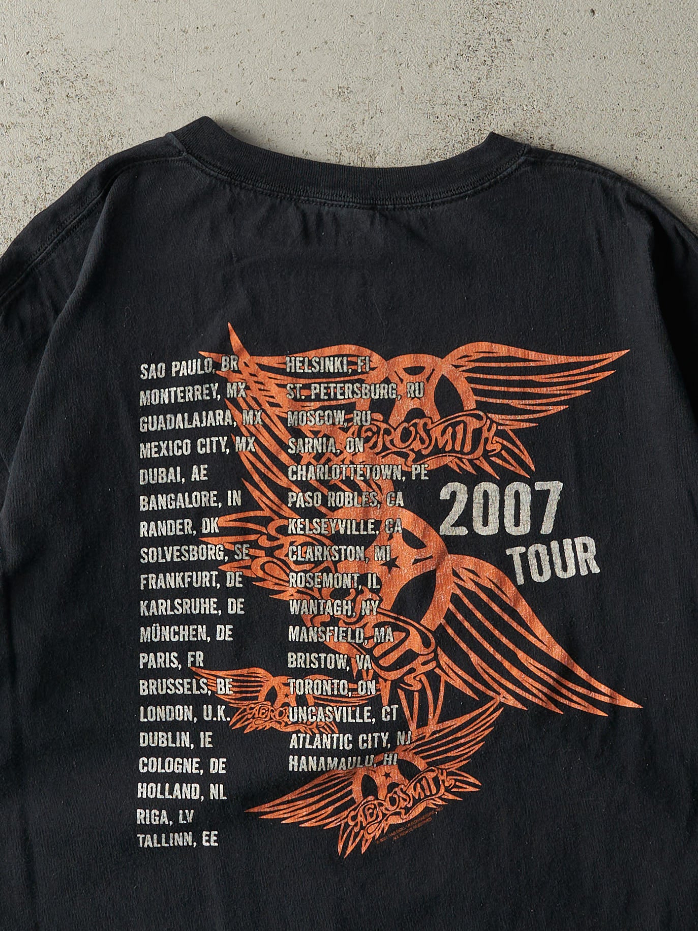 Vintage 07' Black Aerosmith Tour Tee (L) - Image 4