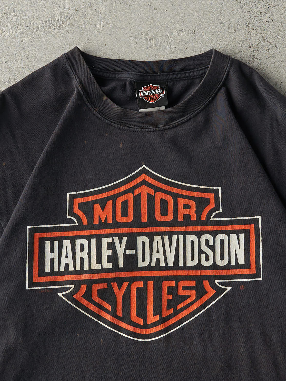 Vintage 07' Black Coeur D'Alene ID Harley Davidson Tee (M) - Image 3