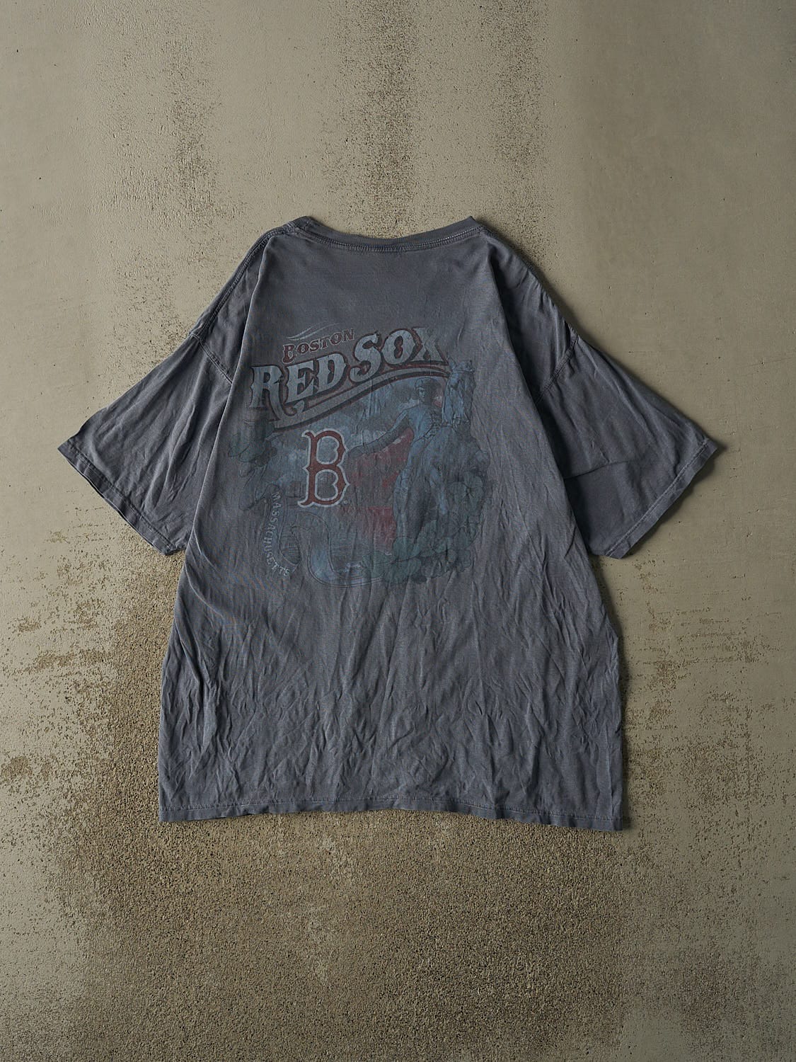 Vintage 07' Blue Boston Red Sox Tee (XL) - Image 2