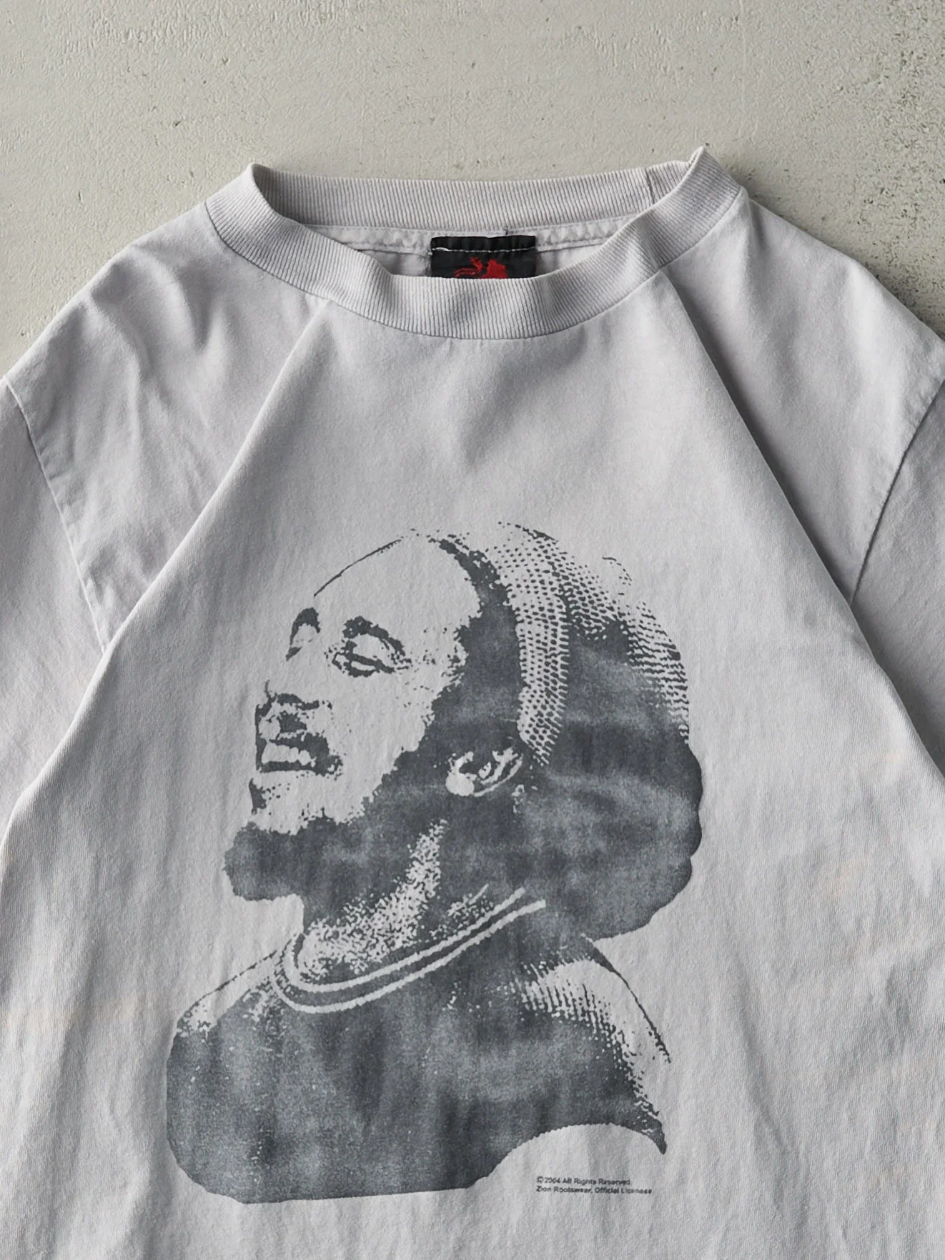 Vintage 07' Grey Bob Marley "My Home Is In My Head" Tee (XS) - Image 3