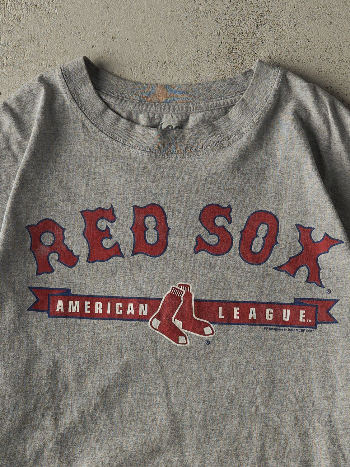 Vintage 07' Grey Boston Red Sox Tee (L) - Image 2