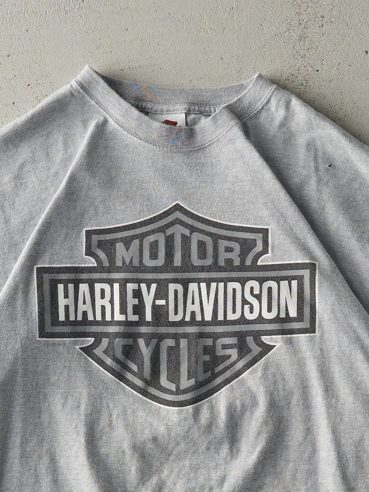 Vintage 08' Grey Philadelphia PA Harley Davidson Tee (M) - Image 3