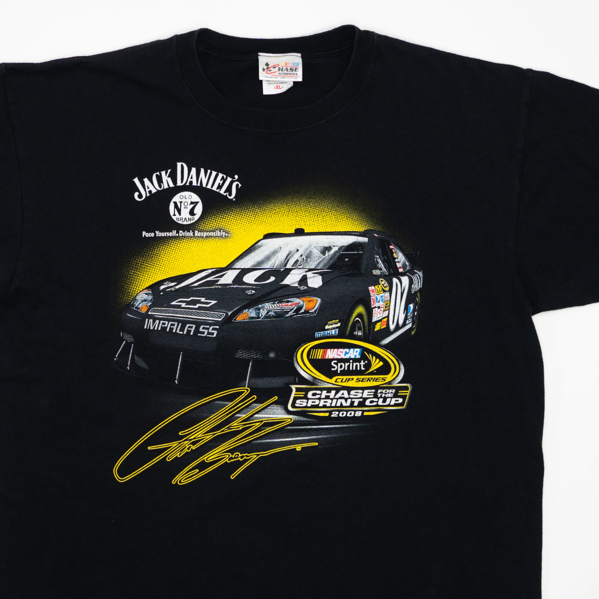 Vintage '08 Nascar x Jack Daniels #55 Racing Tee (L) - Image 2