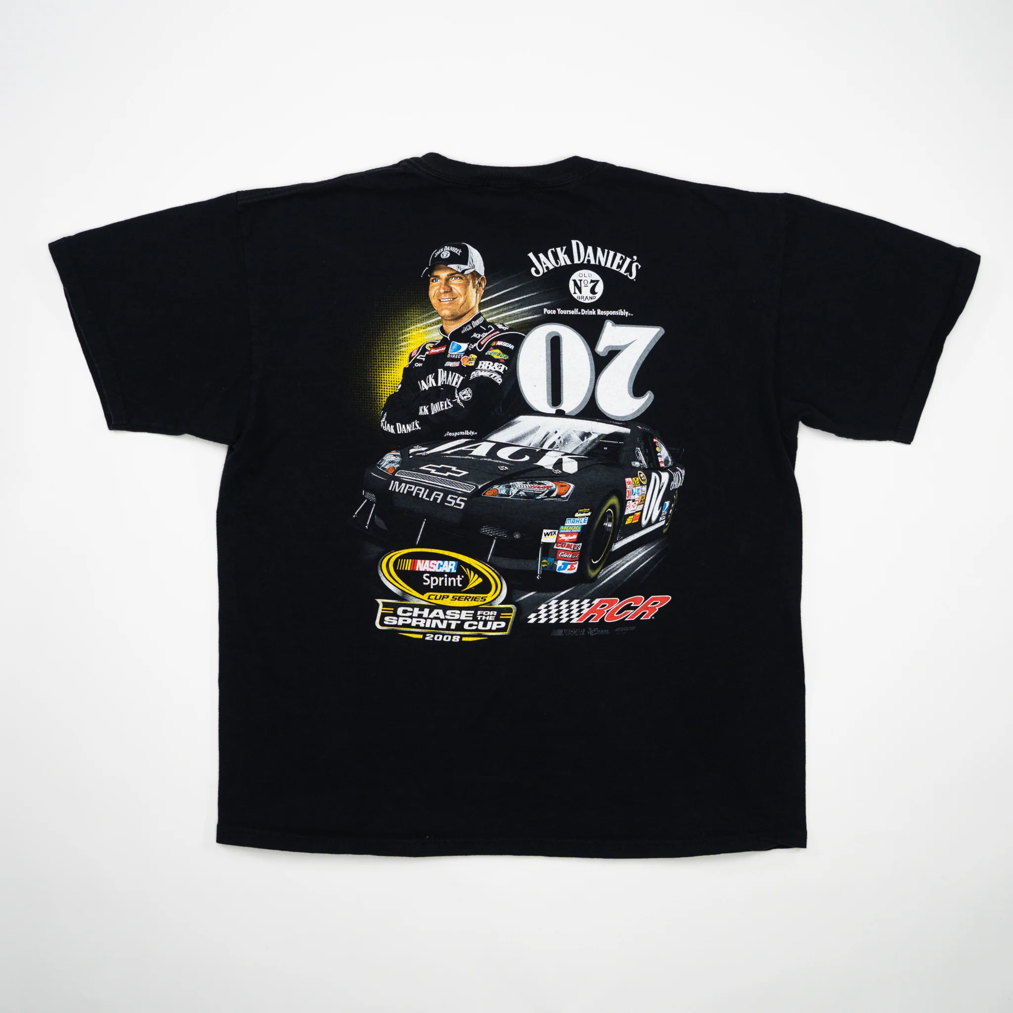 Vintage '08 Nascar x Jack Daniels #55 Racing Tee (L) - Image 3