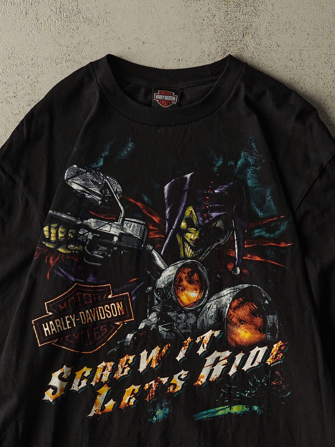 Vintage 09' Black Harley Davidson Germany Long Sleeve (L/XL) - Image 3