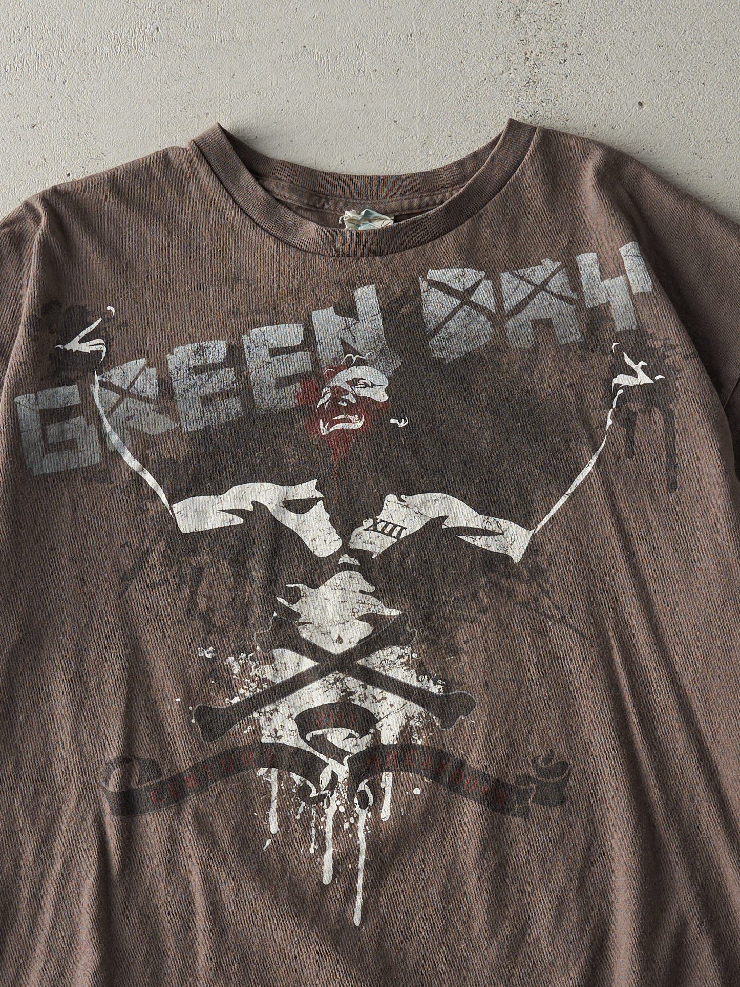 Vintage 09' Charcoal Grey Green Day Tour Tee (M/L) - Image 3