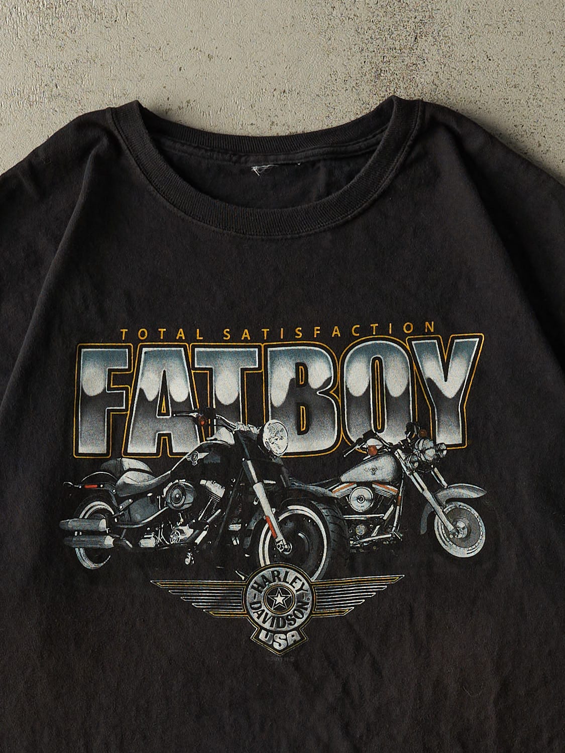 Vintage 11' Faded Black Harley Davidson Chatham-Kent Ontario Tee (XL) - Image 3