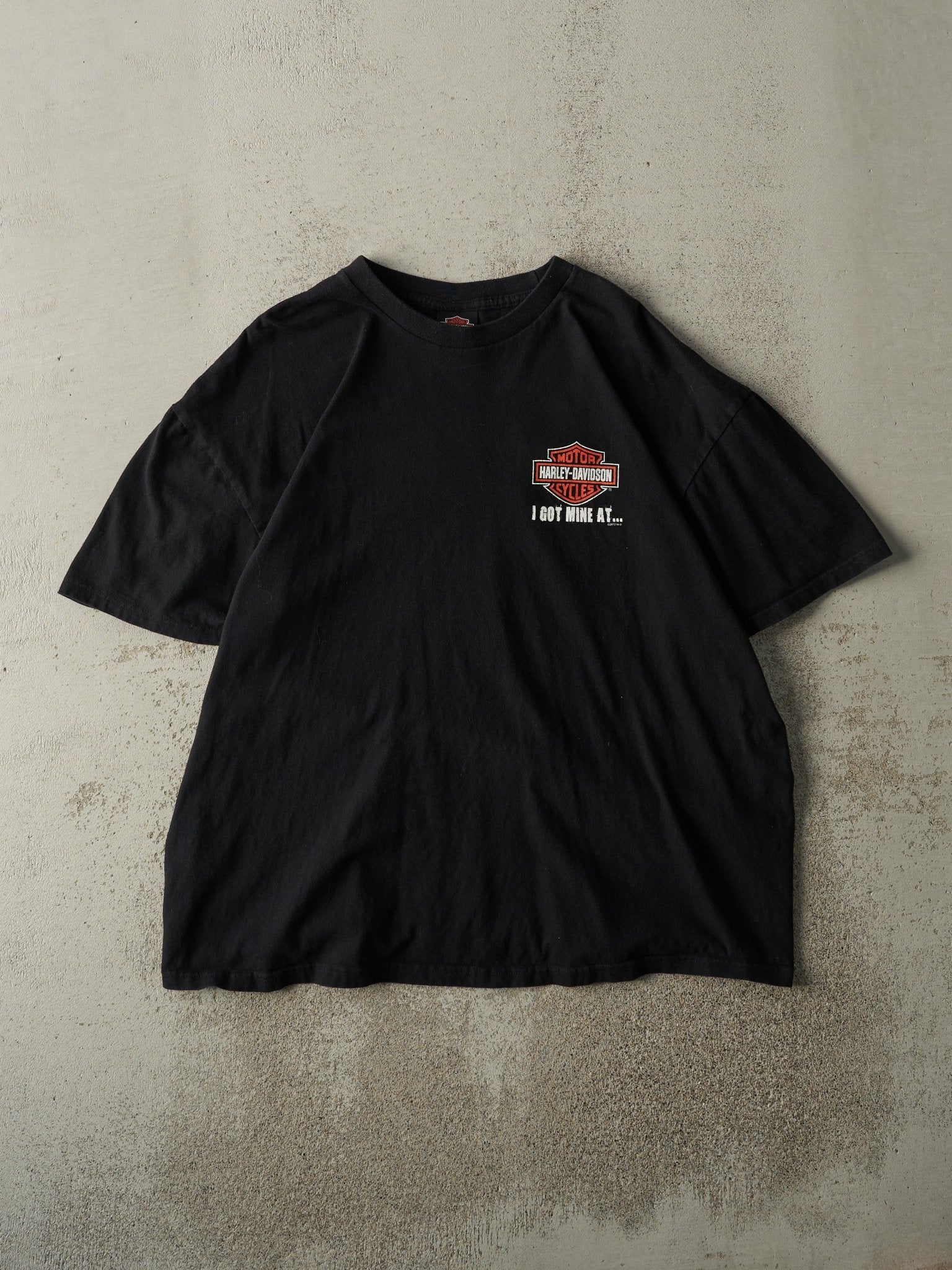 Vintage 12' Black Ohio Harley Davidson Tee (L) - Image 2