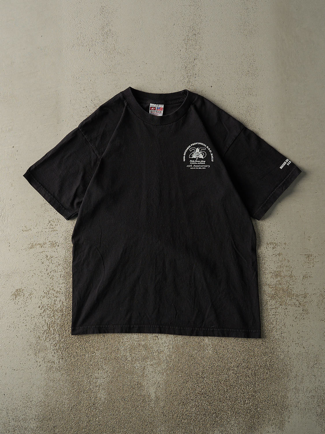 Vintage 13' Black Ontario Harley Owners Group Tee (L) - Image 2